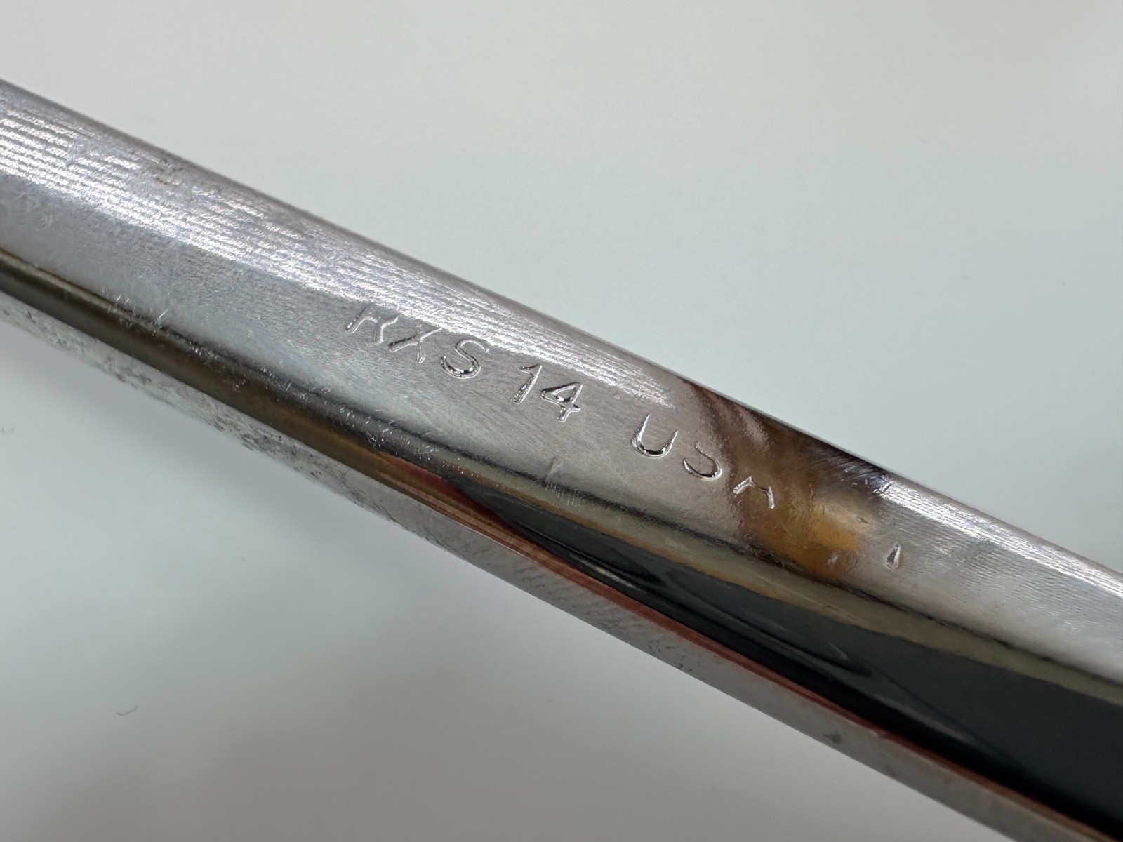 🇺🇸 Snap-on Tools USA RXS16 SAE 1/2” Open-End / Flare Nut Line Wrench, 6 Point