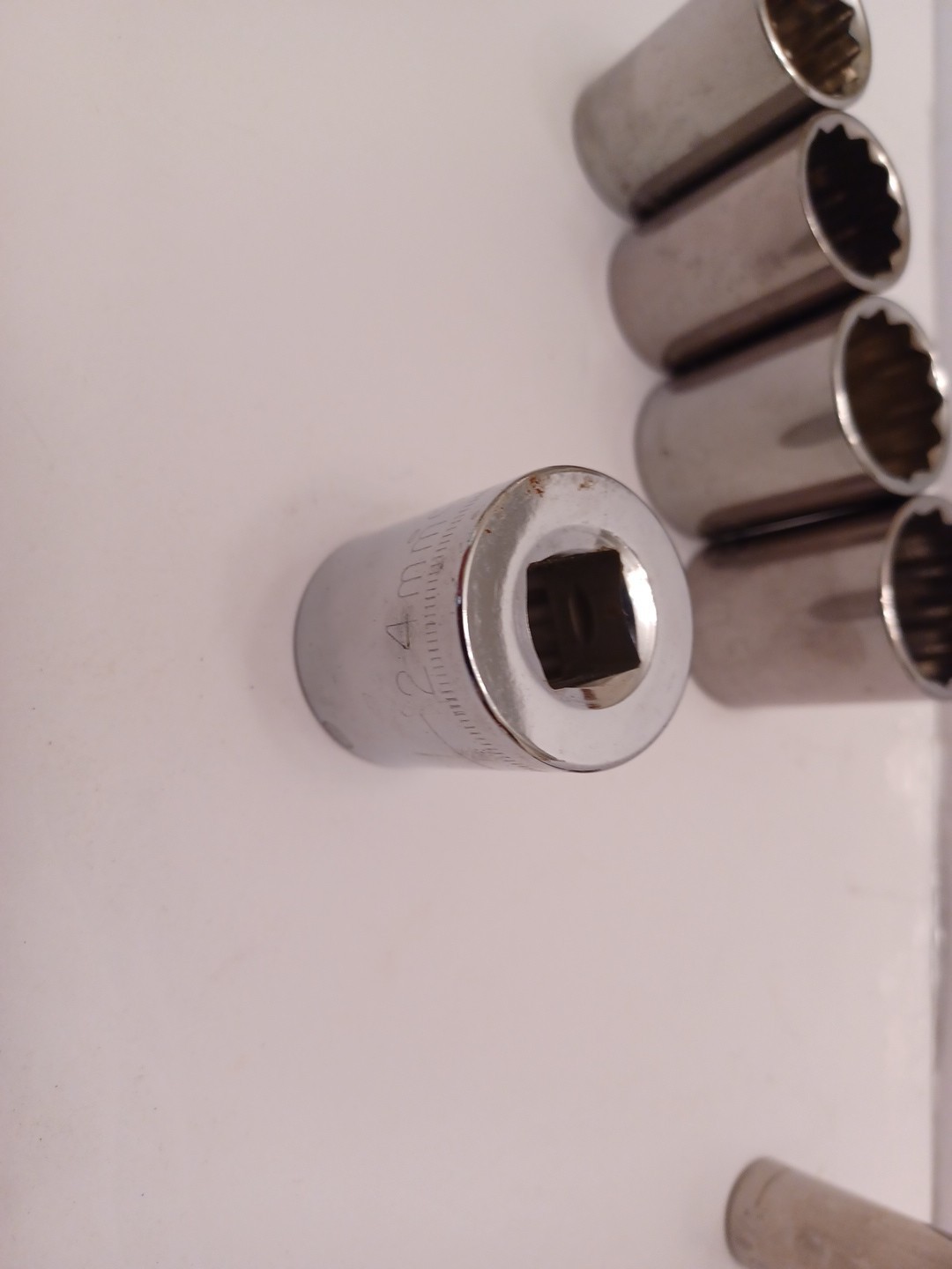 Craftsman Socket 15 Pcs 13-1/2″Drive Asst SAE Size/5-Metric 1/2″/2-3/8″FREE SHIP