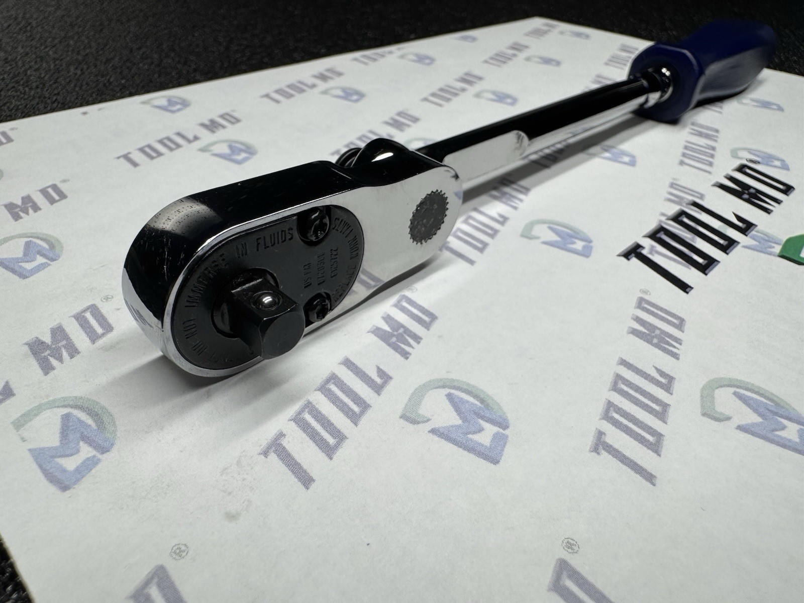 Snap-on Tools CLASSIC BLUE 1/4″ Drive Hard Grip Multi-Position Ratchet THD72MP
