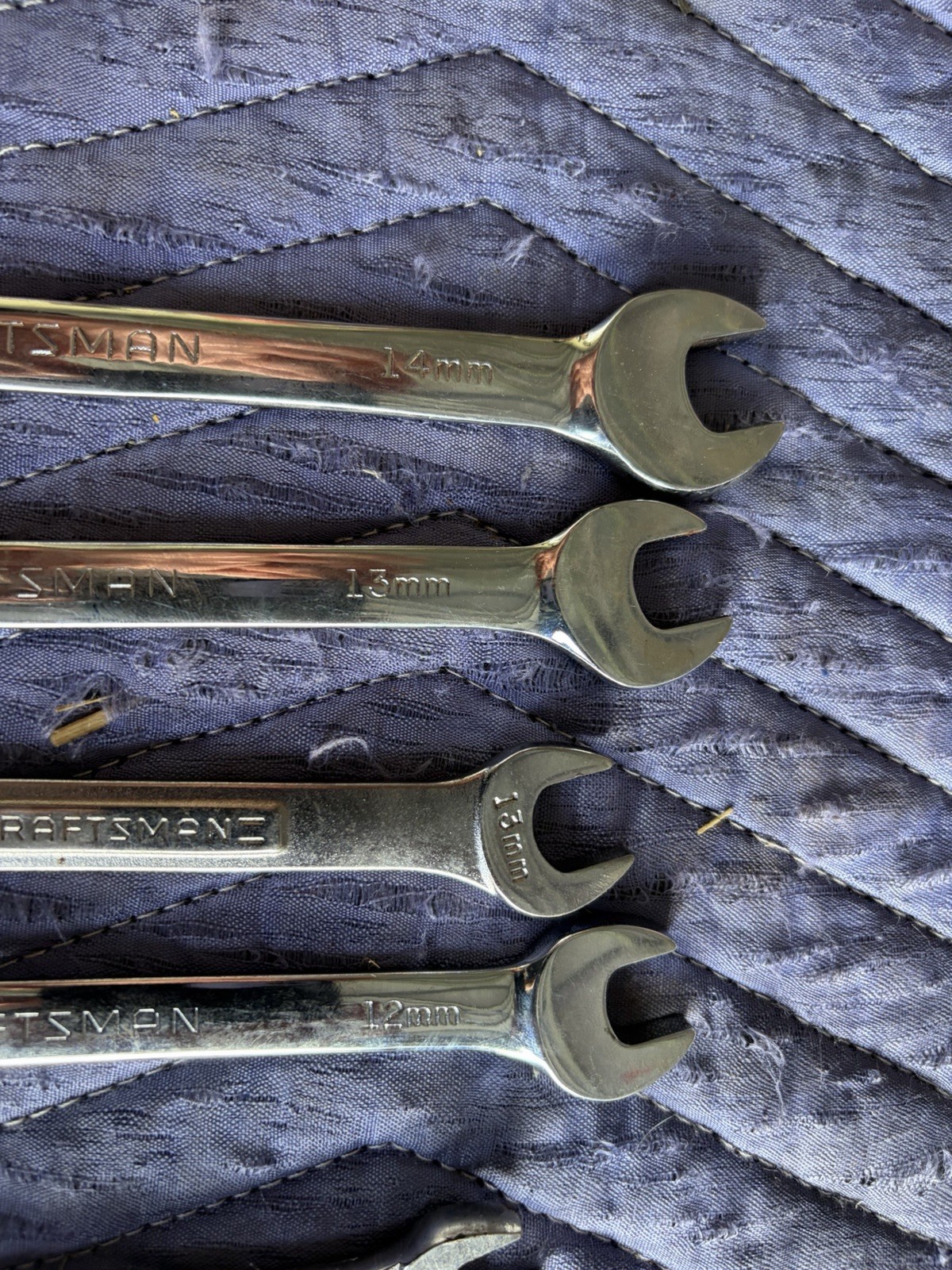 Craftsman Wrench Lot 13 Pc METRIC SAE Ratcheting Combination Midget Offset⁠