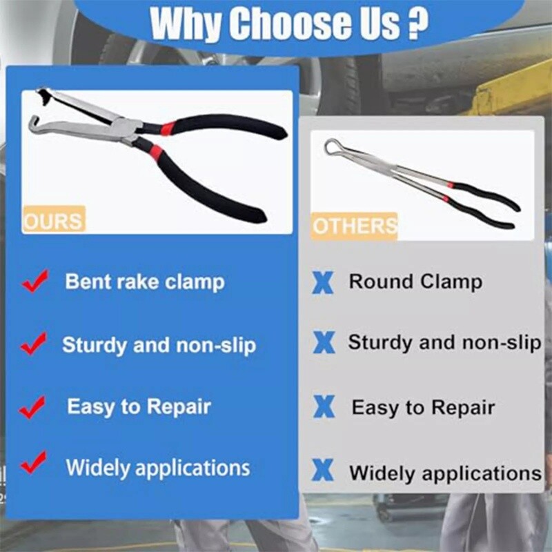 Electrical Disconnect Pliers Fuel Line Clip Spark Plug Removal Repair Tools