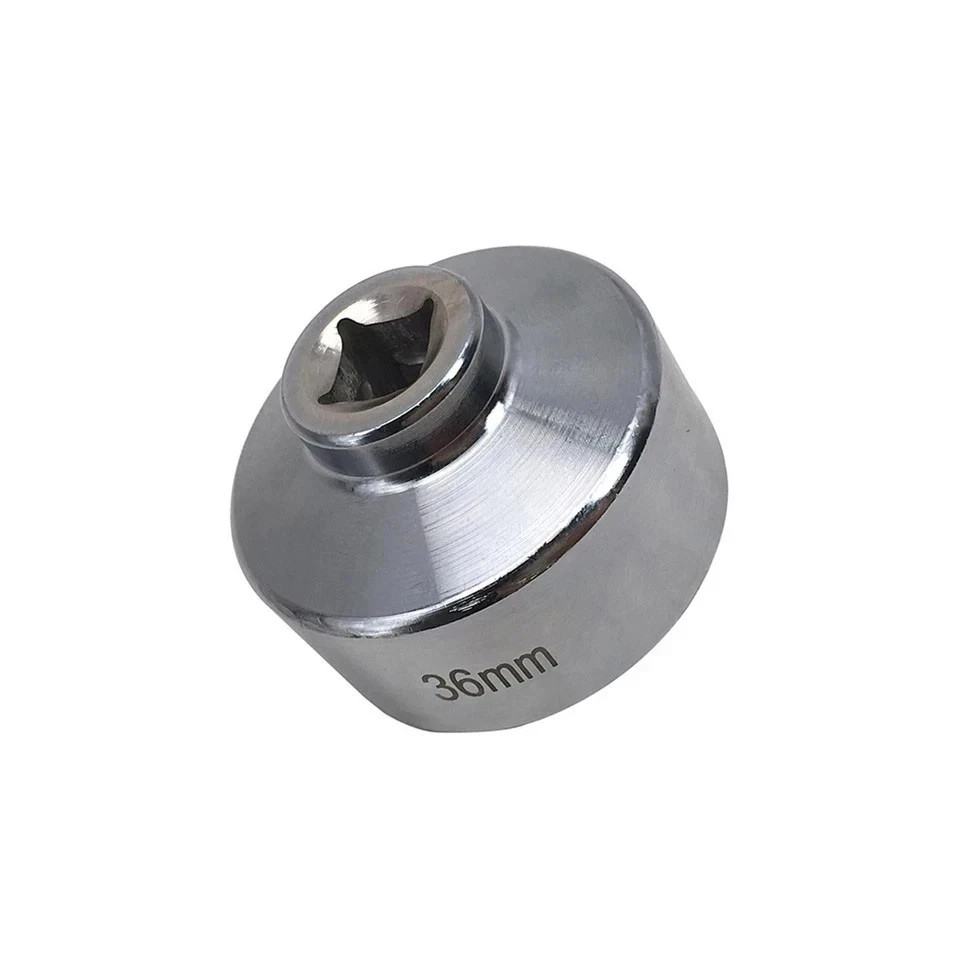 36mm Oil Filter Socket Tool 3/8″Drive Cap Remover Low Profile Socket Wrench C2C6