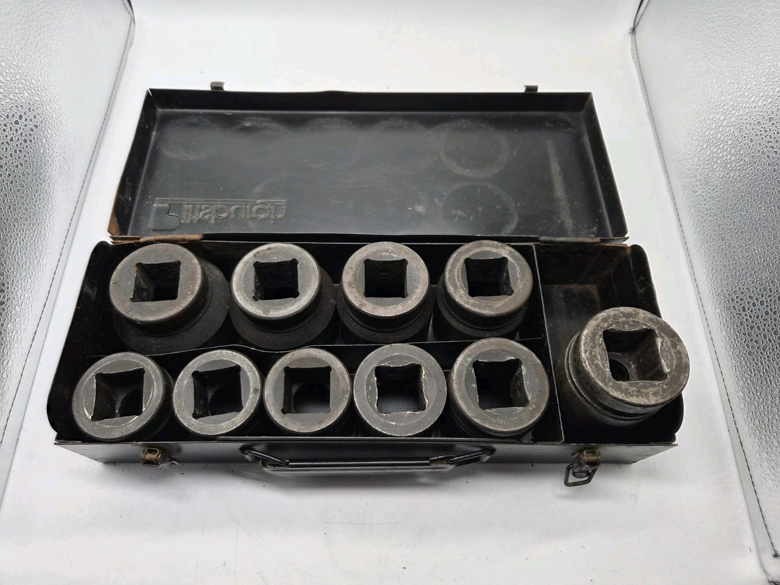 10 PC 1-2″ DR Drive W/ 1 Deep Impact BUDD SAE 1 to 2″ Sockets SIZES LISTED BELOW