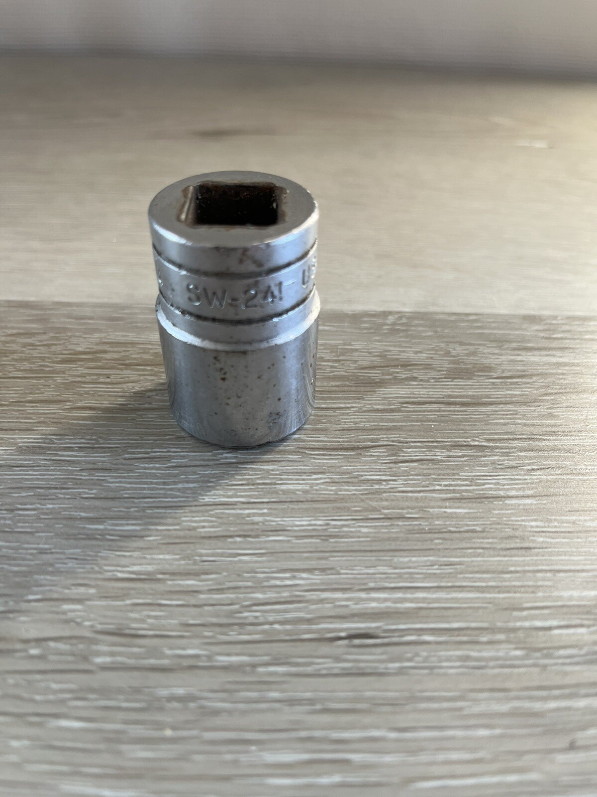 Snap On Tools TW241 3/4″ SAE Flank Drive Shallow Socket 1/2″ Drive 6 Point USA