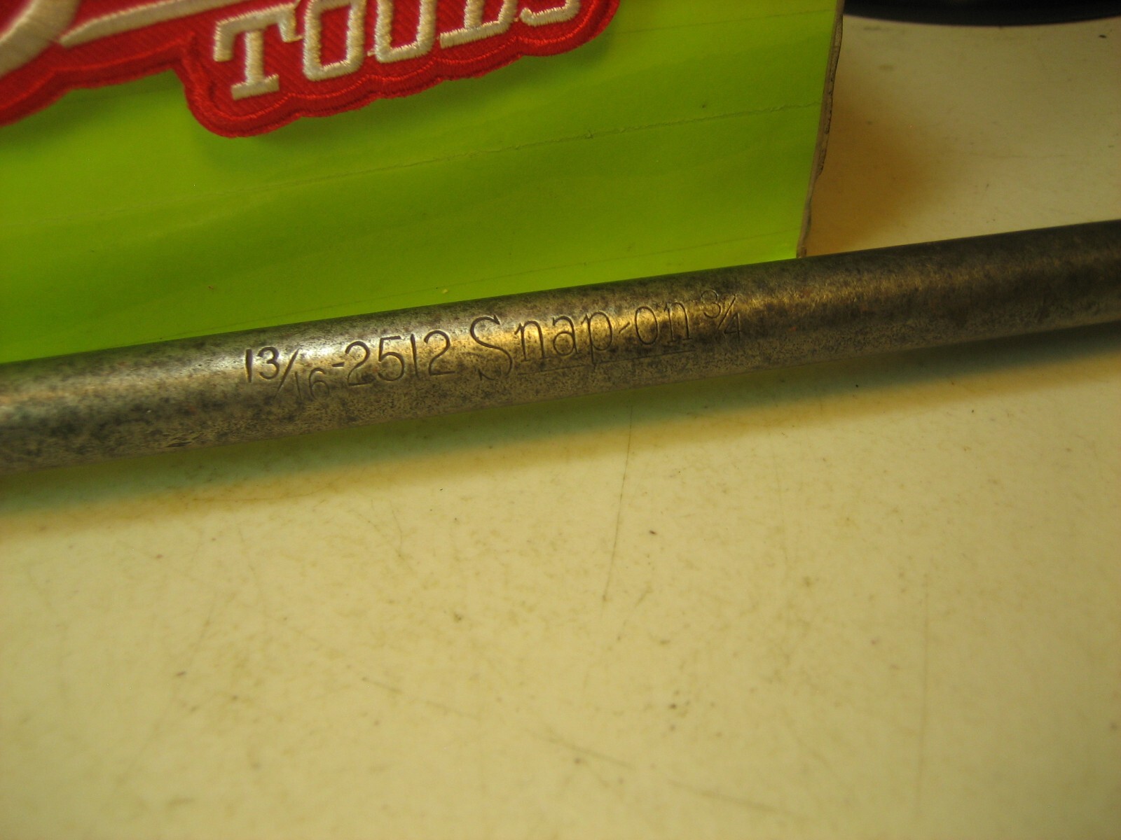 1940 SNAP-ON (2512) (13/16″ x 3/4″ ) Box End 12pt Wrench Vintage Original