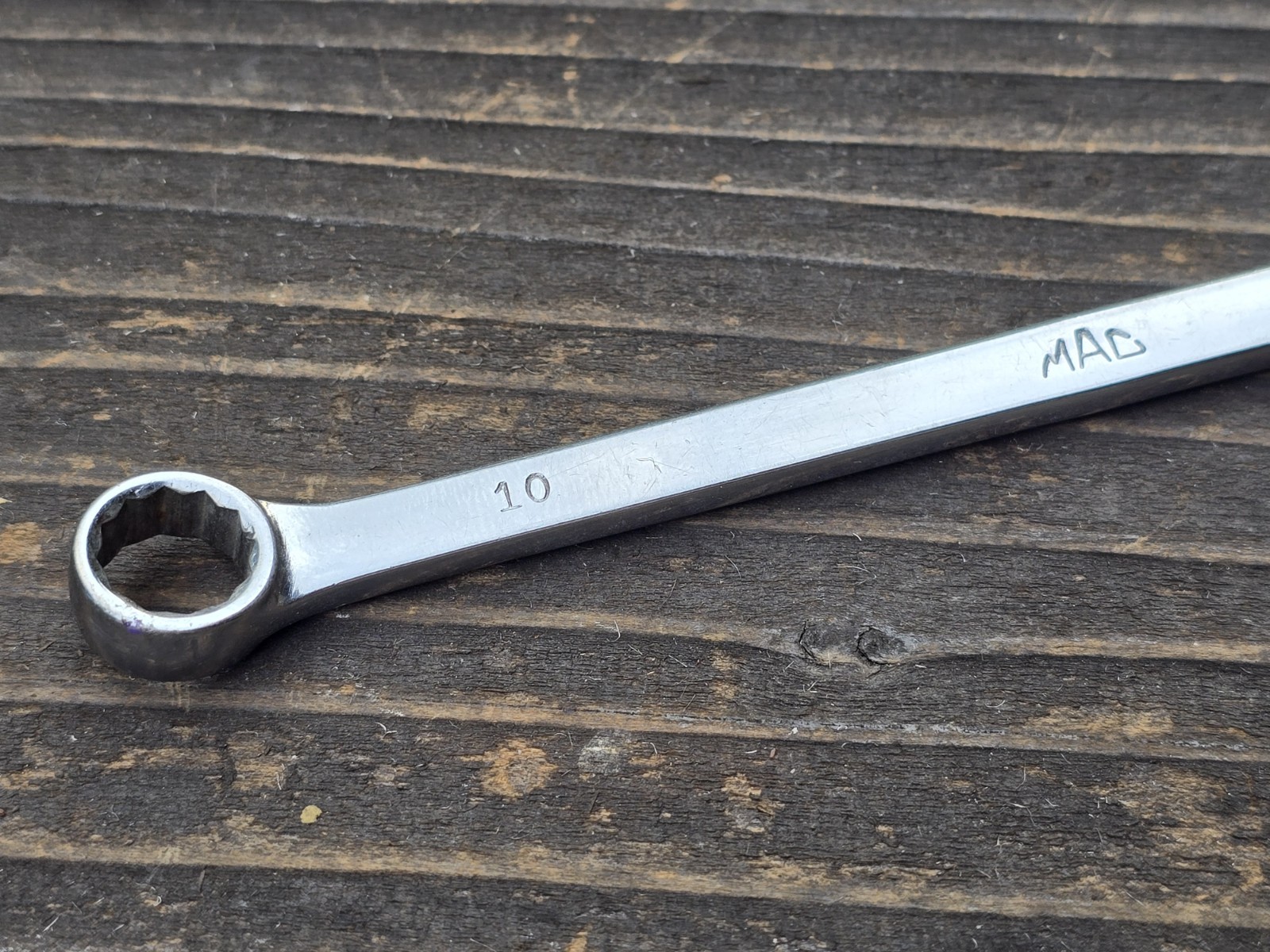 MAC Tools USA 12 point 10mm Metric Long Combination Wrench Model M10 CL