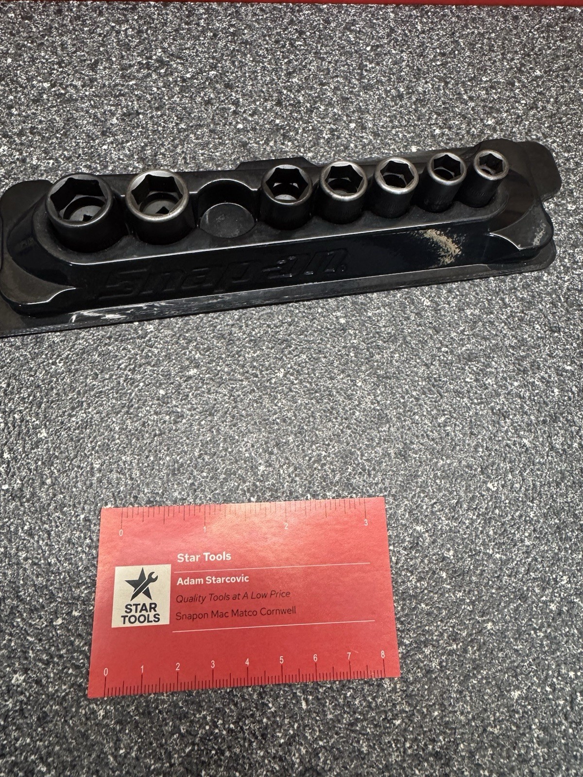 Snap On 1/4inch Shallow Metric Impact Socket 8-15mm 6 Point 8pc Set IMTMM series