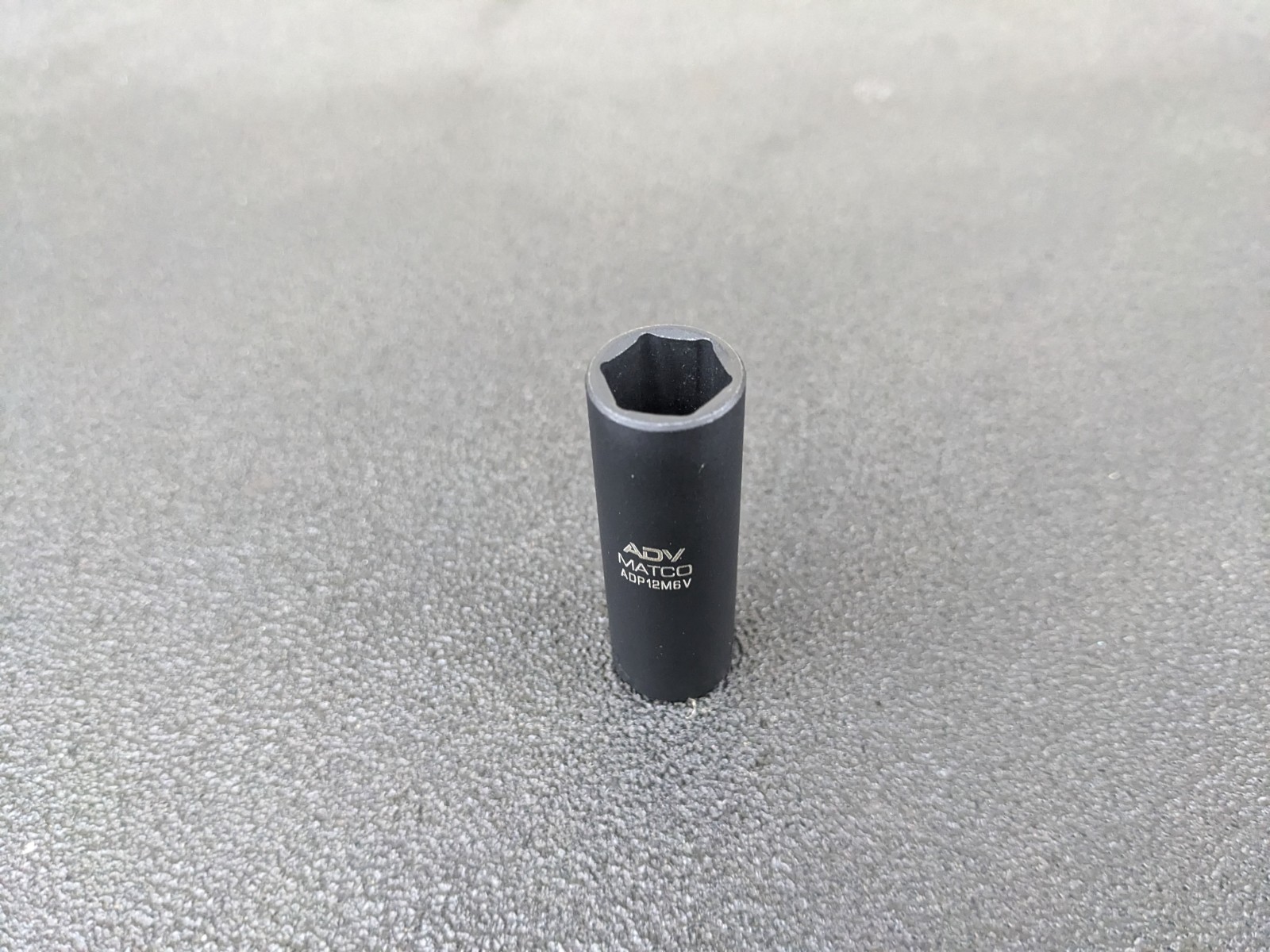 #bp243 MATCO TOOLS ADV NEW ADP12M6V 1/4″ DRIVE 12MM IMPACT SOCKET DEEP 6 POINT