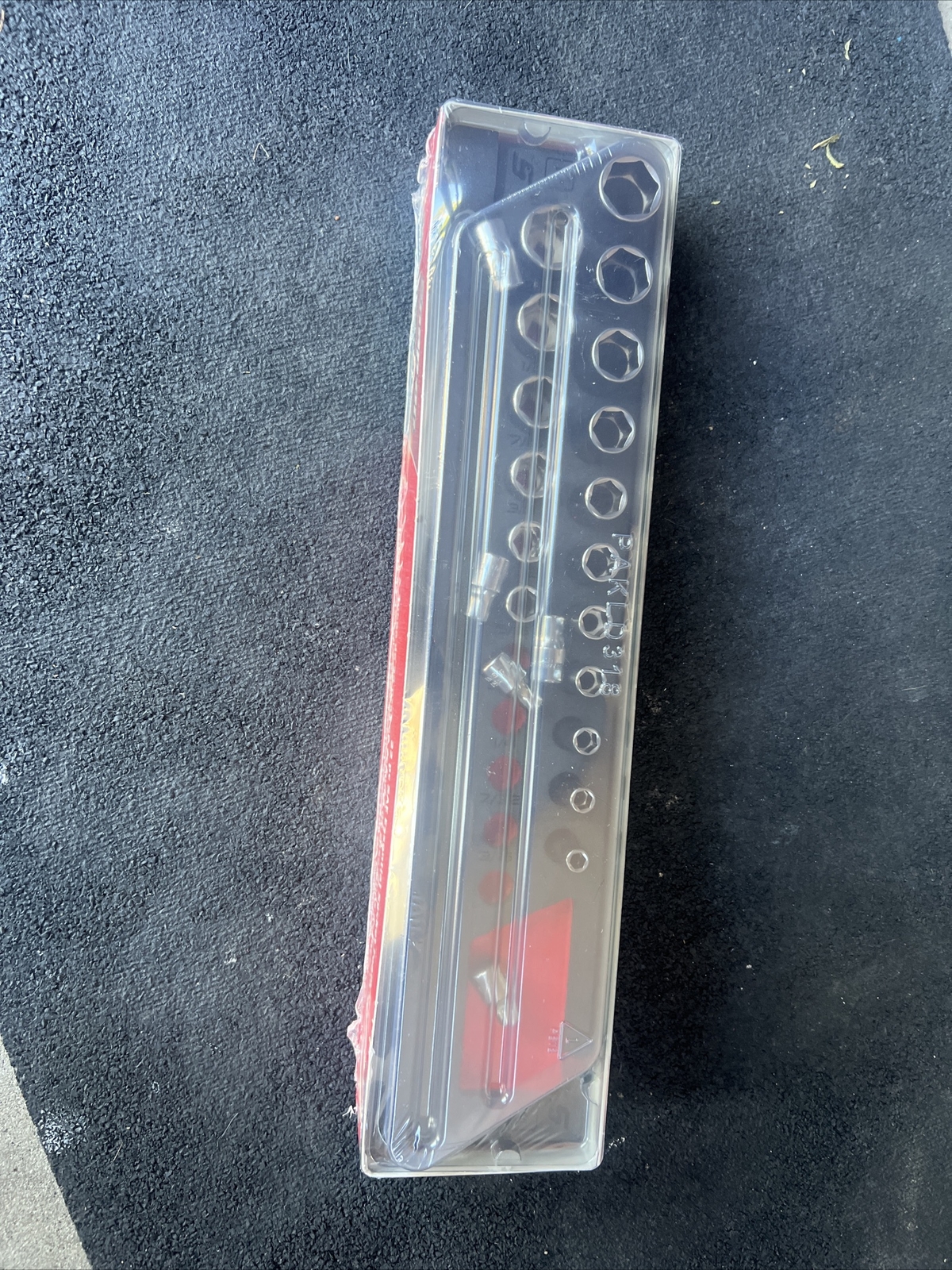 For Snap On 22 Pc SAE Shallow and Deep Essential Socket Set in Foam 122STTMFR