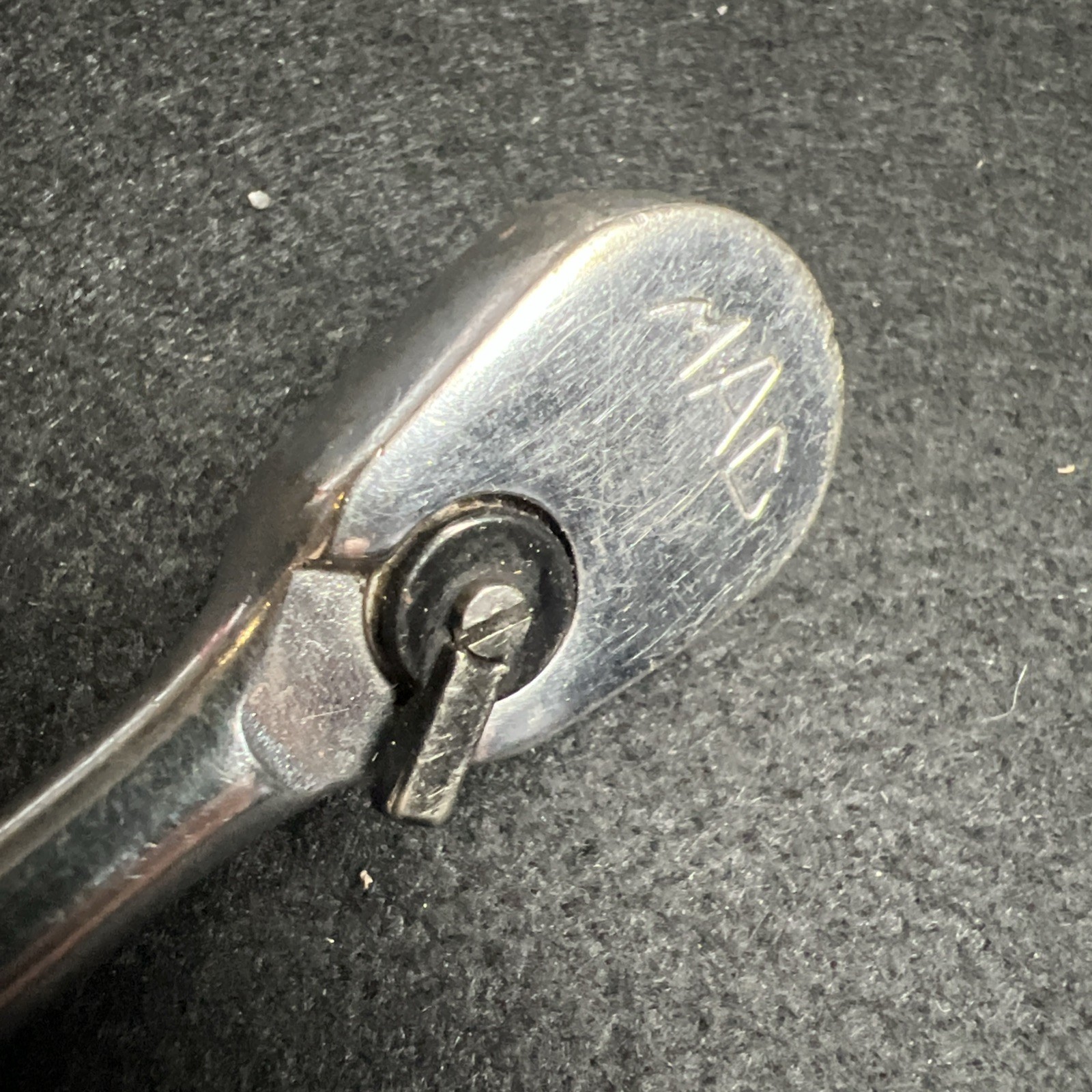 Vintage MAC Tools MR5 1/4” Ratchet w/ M4E Extension