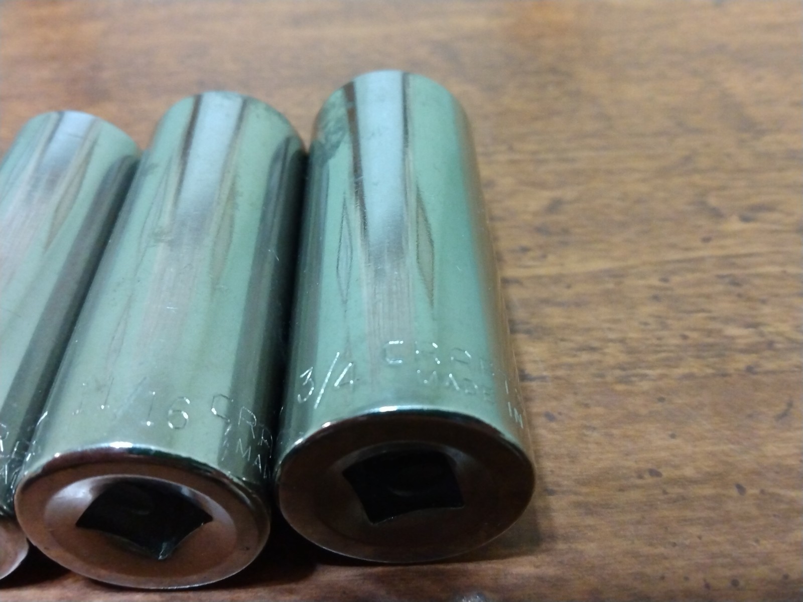 Craftsman Lot of 15 Sockets Marked «G» Various Sizes