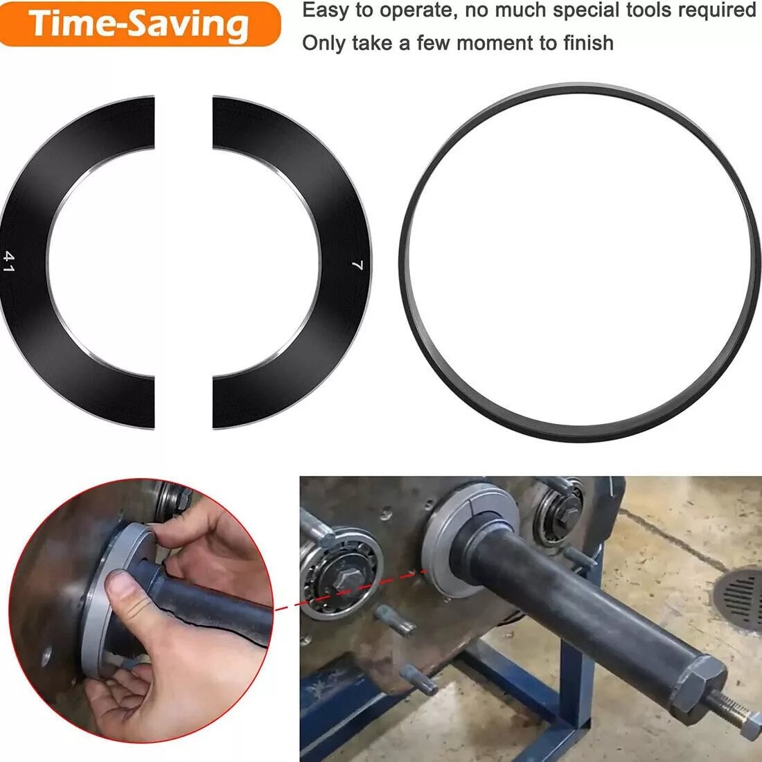 4308011 For 1 3/4″ & 2″ Shafts for Eaton Fuller Input Shaft Bearing Puller Tool