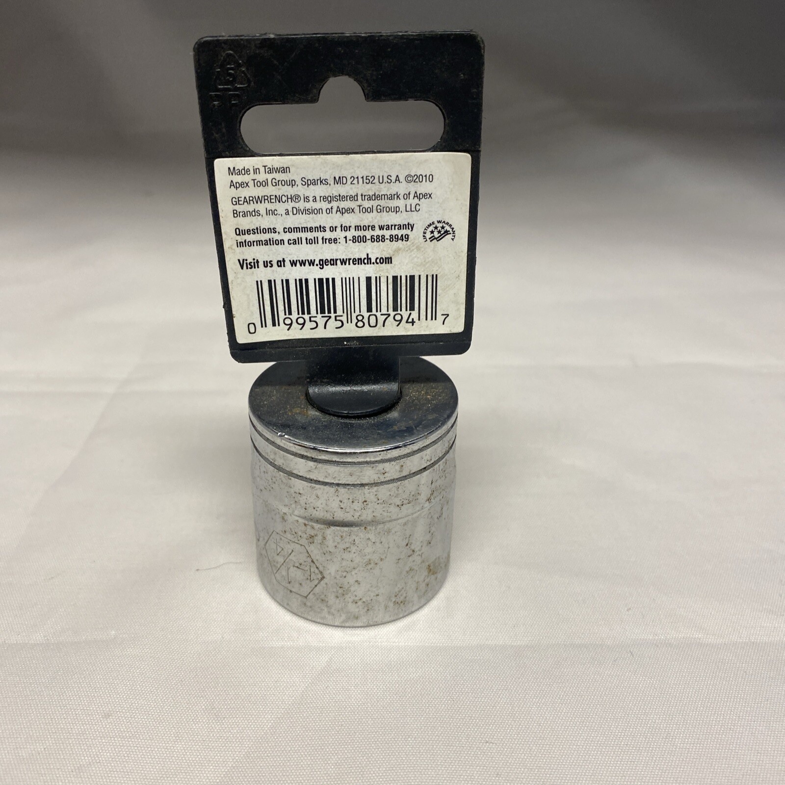 GearWrench 80794 1/2″ Drive 1-1/4″ 12-Point SAE Standard Socket Minor Rust