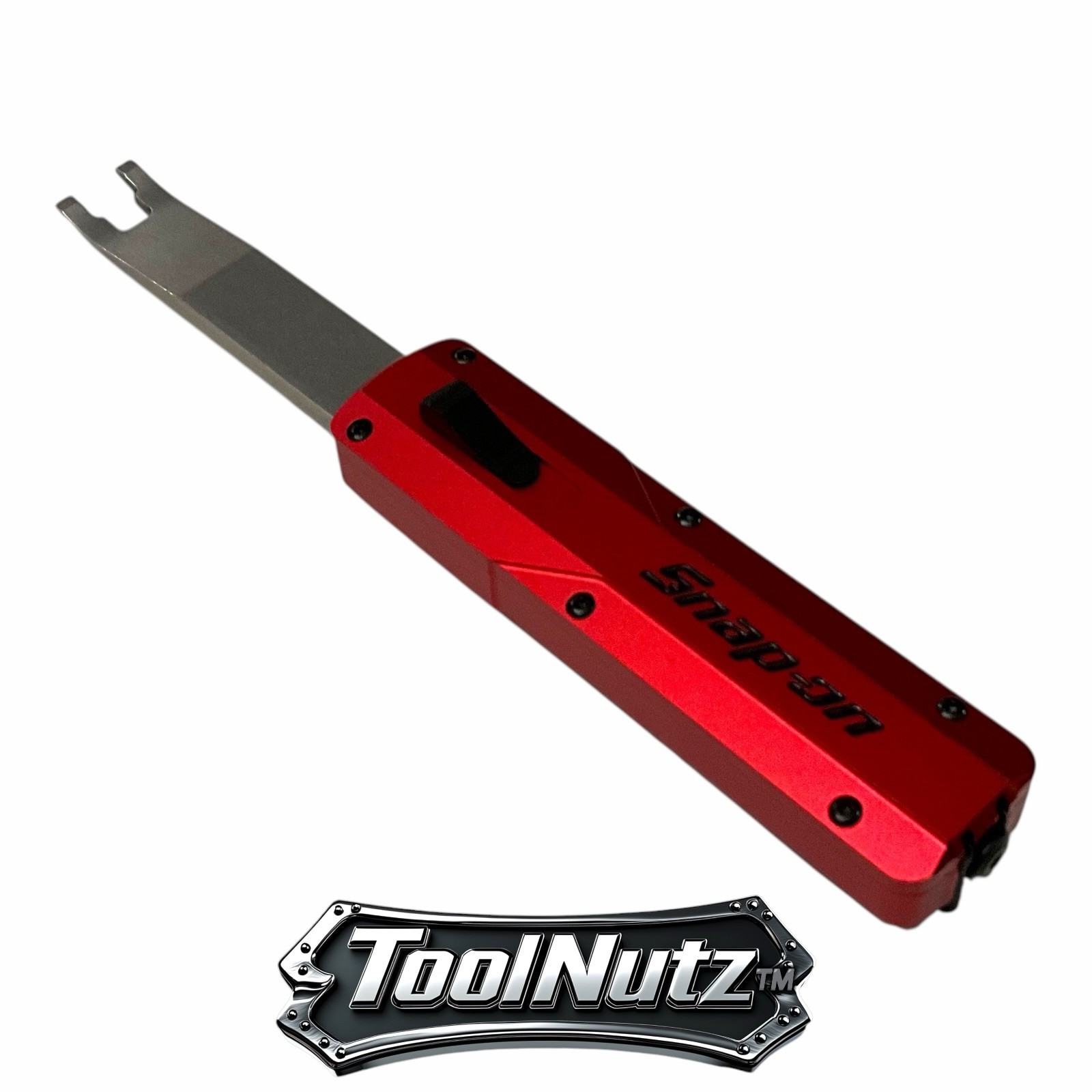 Snap-on Tools NEW PBFT50R RED Dual Function Retractable Trim Clip Removal Tool
