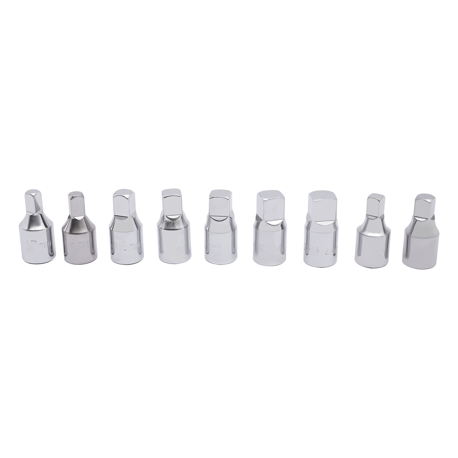 18PCS Oil Drain Pipe Plug Square Triangle Socket 3/8» Drive Removal Tool Set