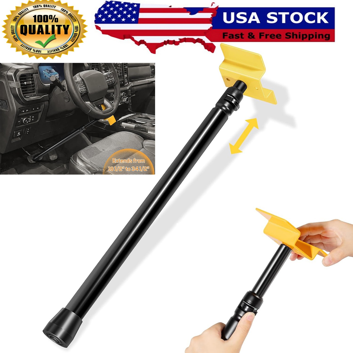 21520 Brake Pedal Depressor Tool Truck Pedal Depressor Fits for Most Vehicles