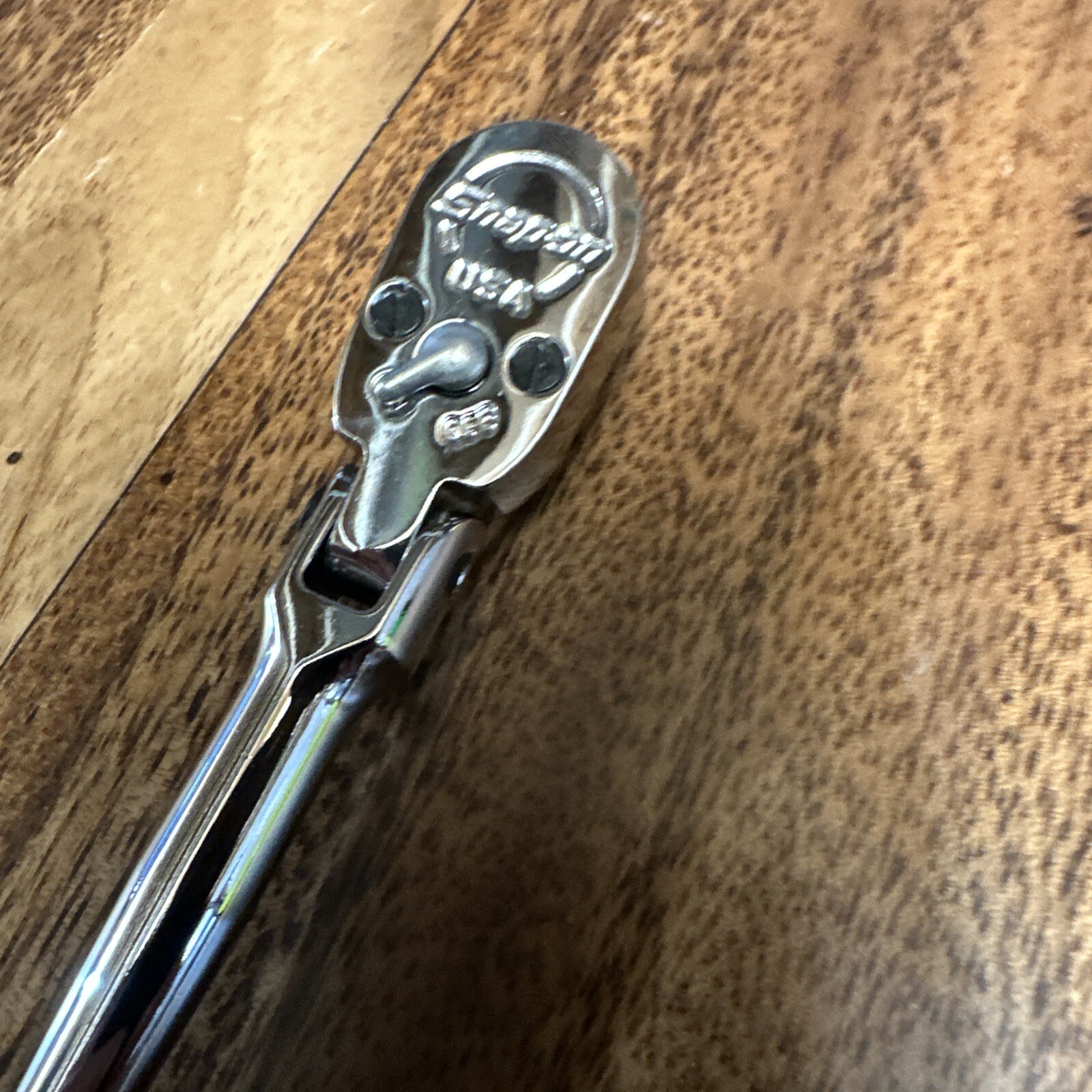 NEW Snap On 1/4″ THLLF72 X-Long DARK TITANIUM Soft Grip Flex Head Ratchet