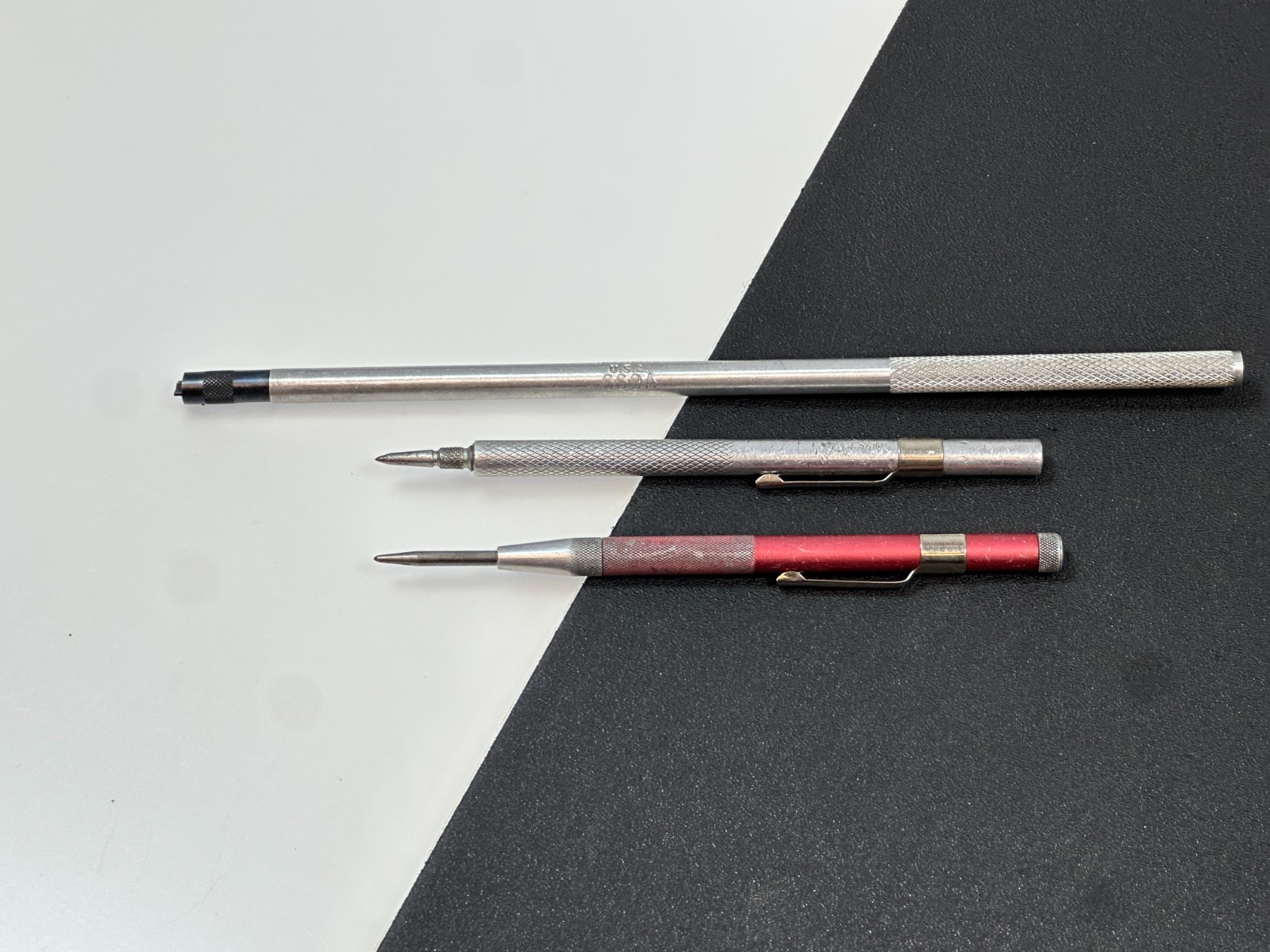 Blue-Point Tools 3pc PTS5 Hand Scriber, SS9A Screw Starter, YA805A Center Punch