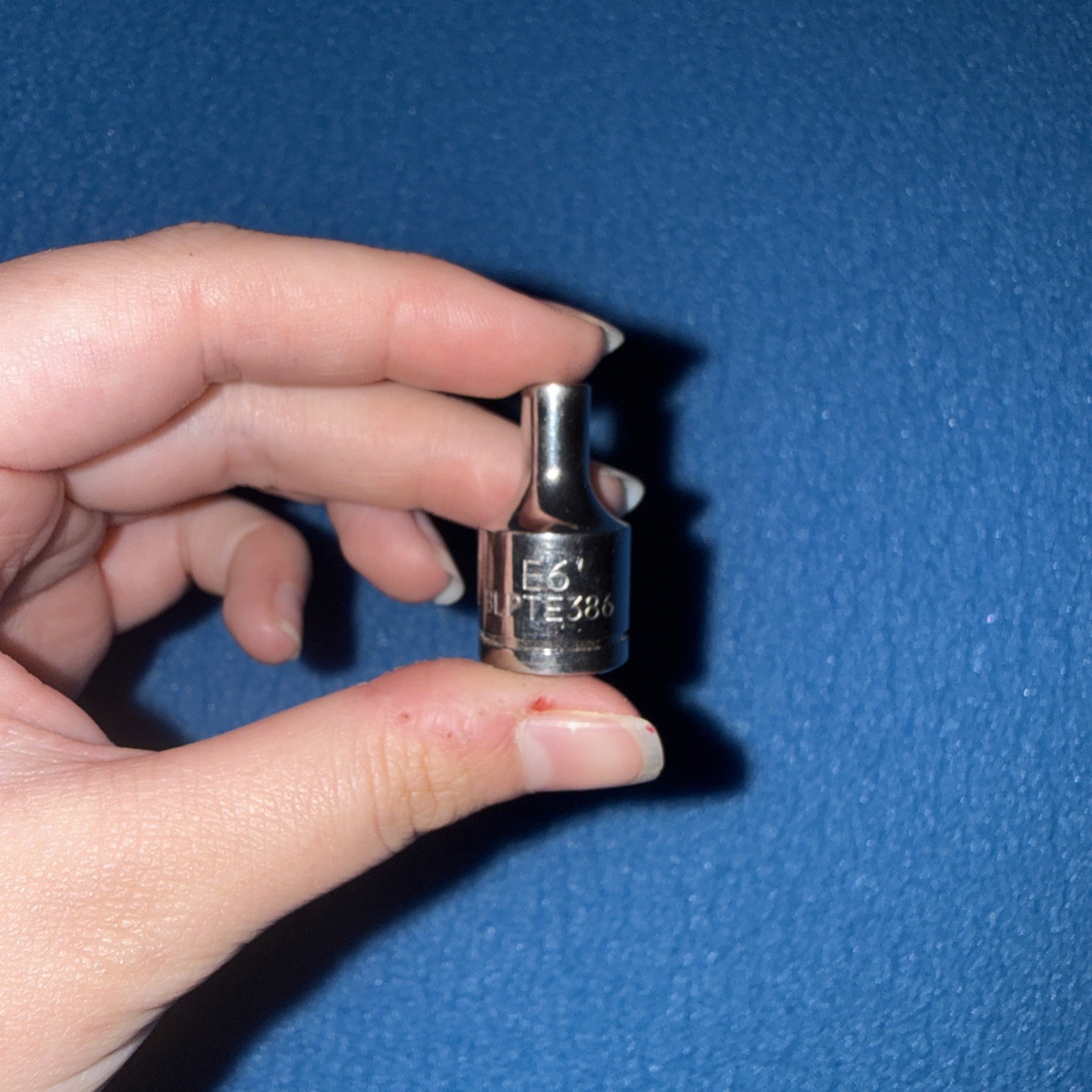 Blue Point Tools BLPTE386 E6 TORX Shallow Standard Socket 3/8″ Drive Chrome