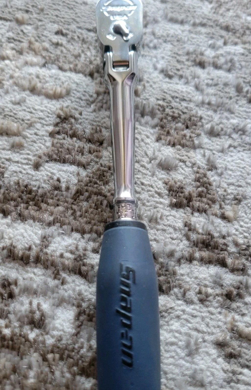 Snap-on Tools USA 3/8″ Drive POWER BLUE Small body Flex-Head Ratchet FHCLF72