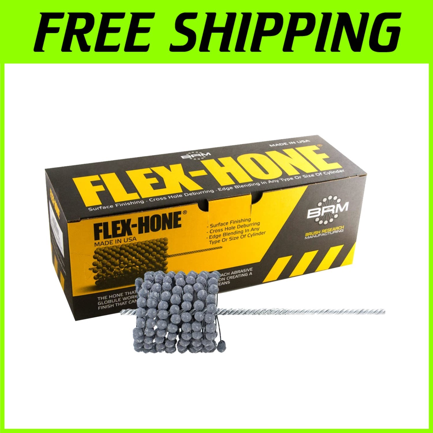 Automotive Cylinder Wall Deglazing Tool, 240 Grit Flex-Hone