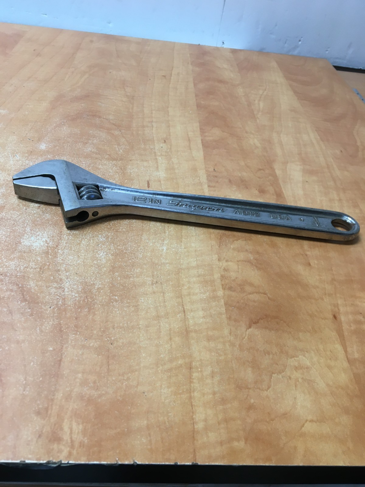 Snap On 12″ Adjustable Wrench AD12 Made in USA