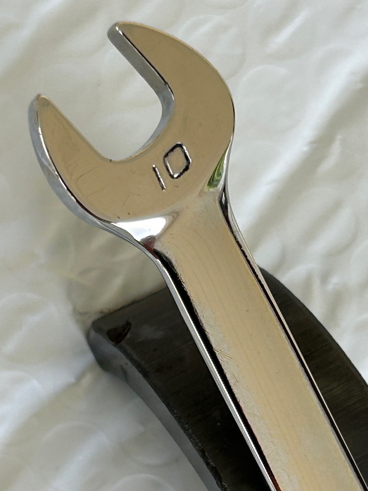 Snap On USA 10 mm VINTAGE 12 pt LONG combination wrench. OEXM100A