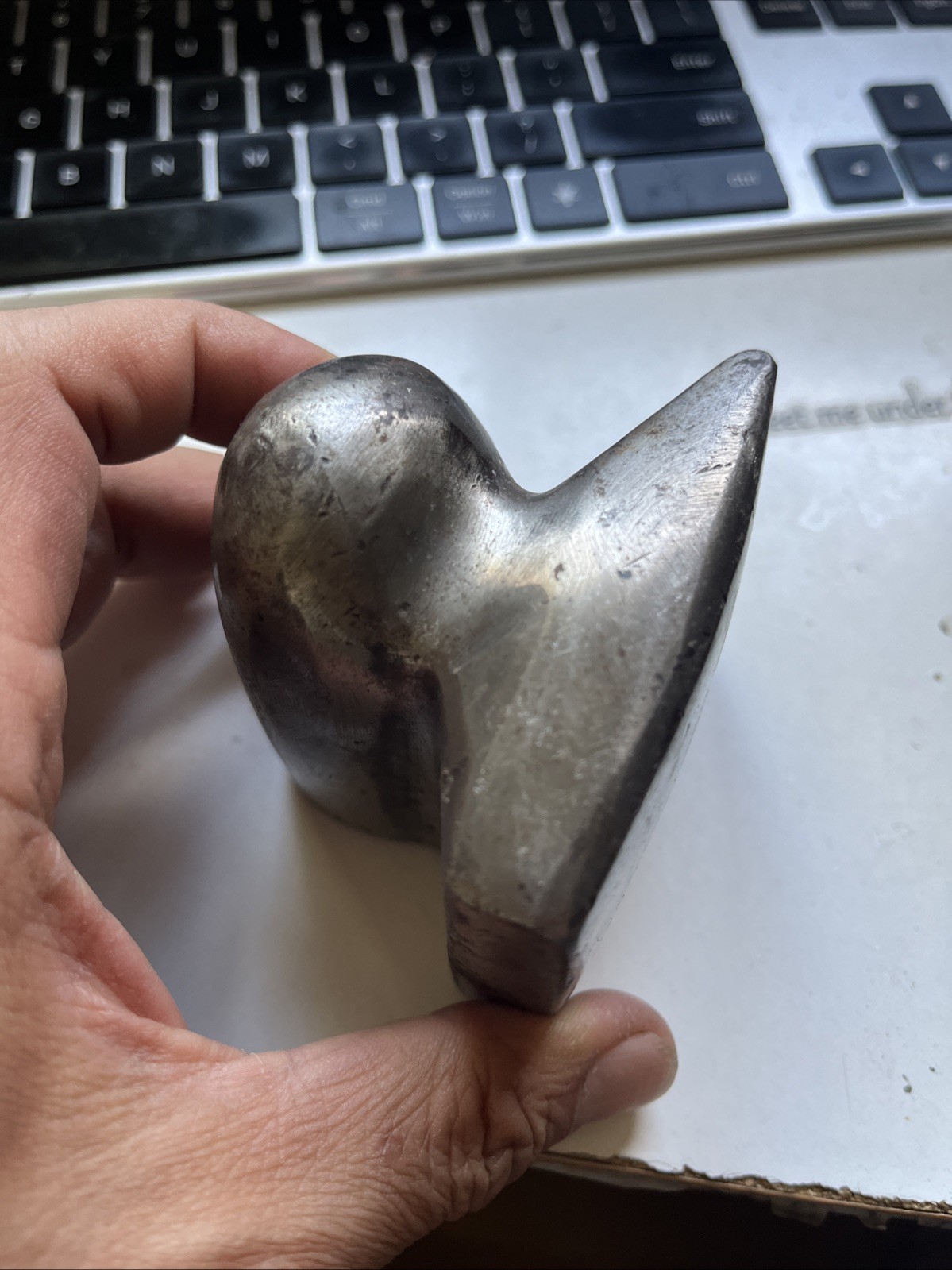Vintage Auto – Body Shop Dolly/ Hand Anvil . No Markings. 2 lb 15.5oz