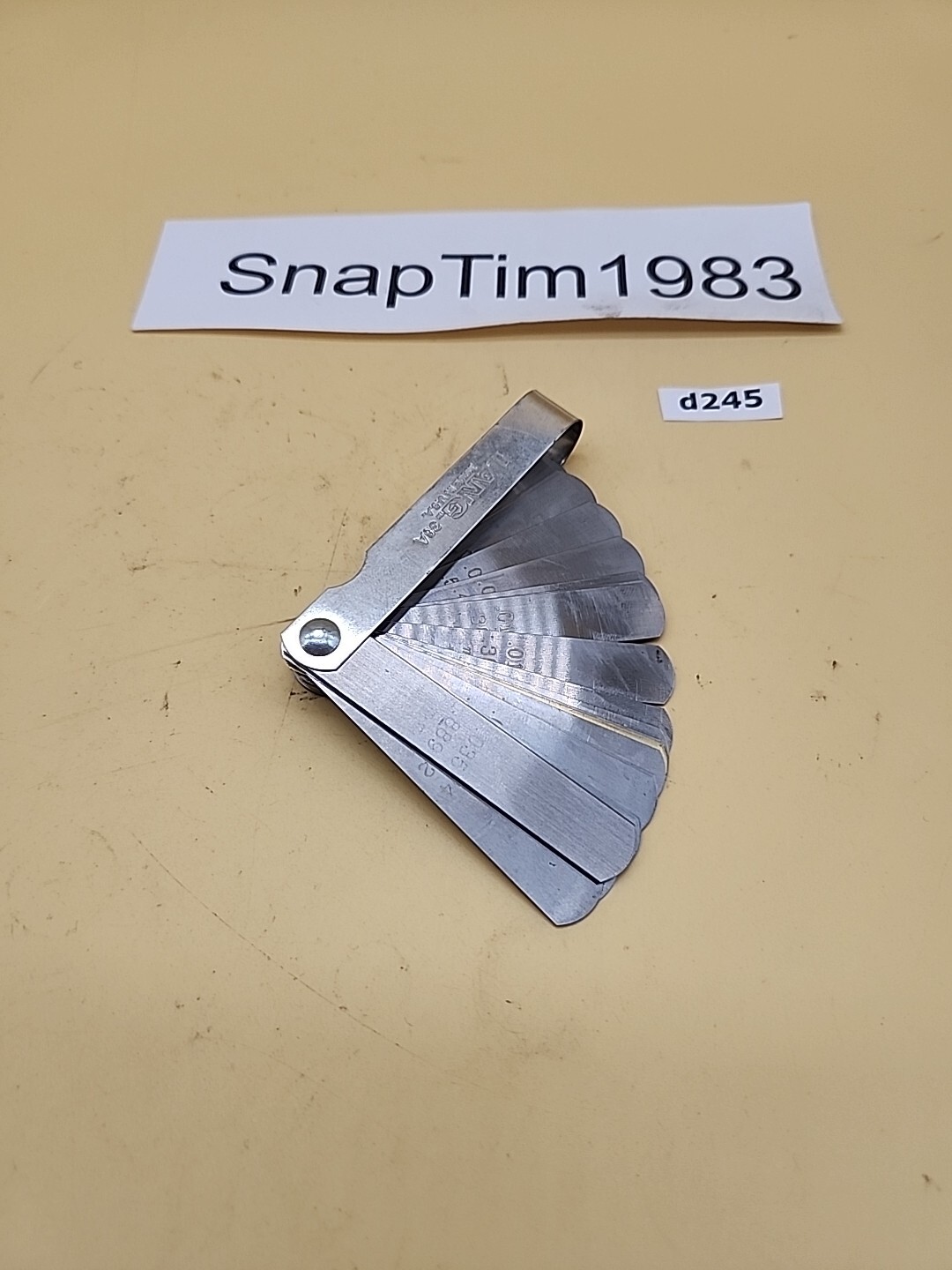 LANG 36A Lang Tools Feeler Gauge 32 Blade Set USA