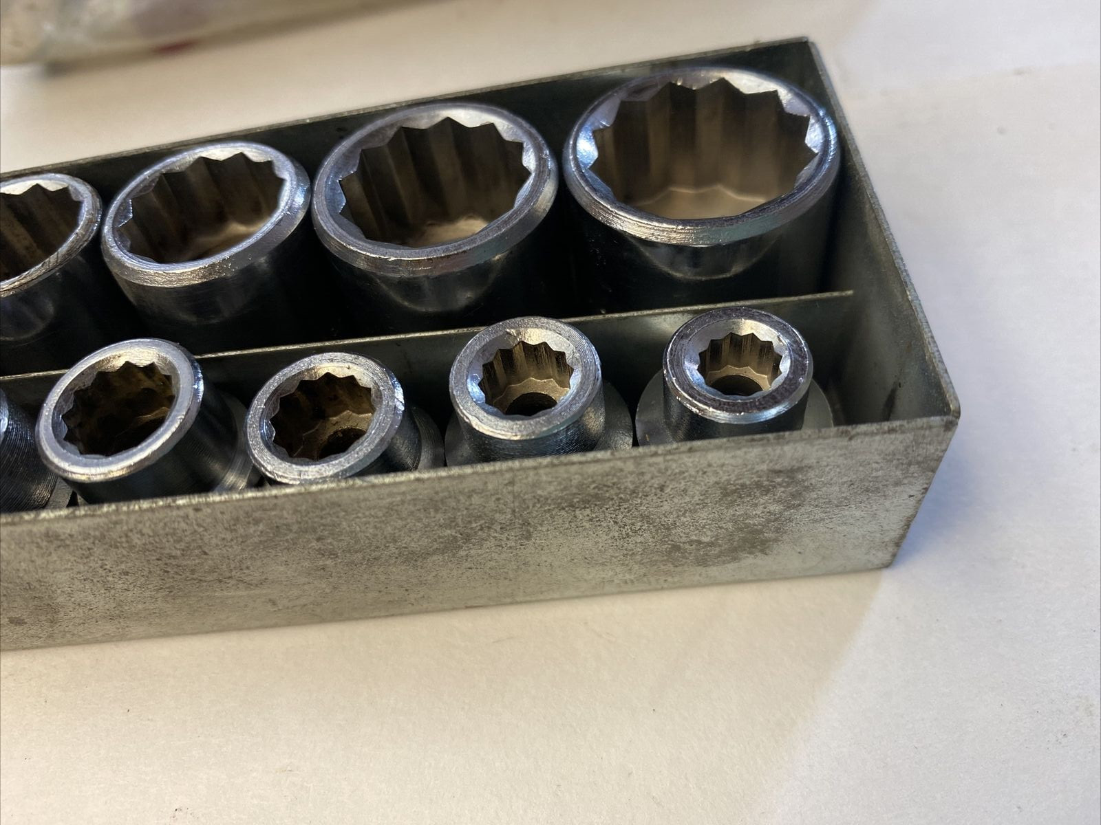 Truecraft Tools CM211 3/8” Drive Metric Socket Set Of 11 Medal Case 12 Point VTG