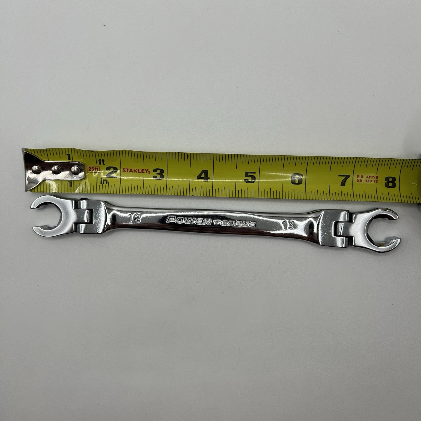 Power Torque Flexible Flare Nut Line Wrench Flex Head Metric 12mm x 13mm