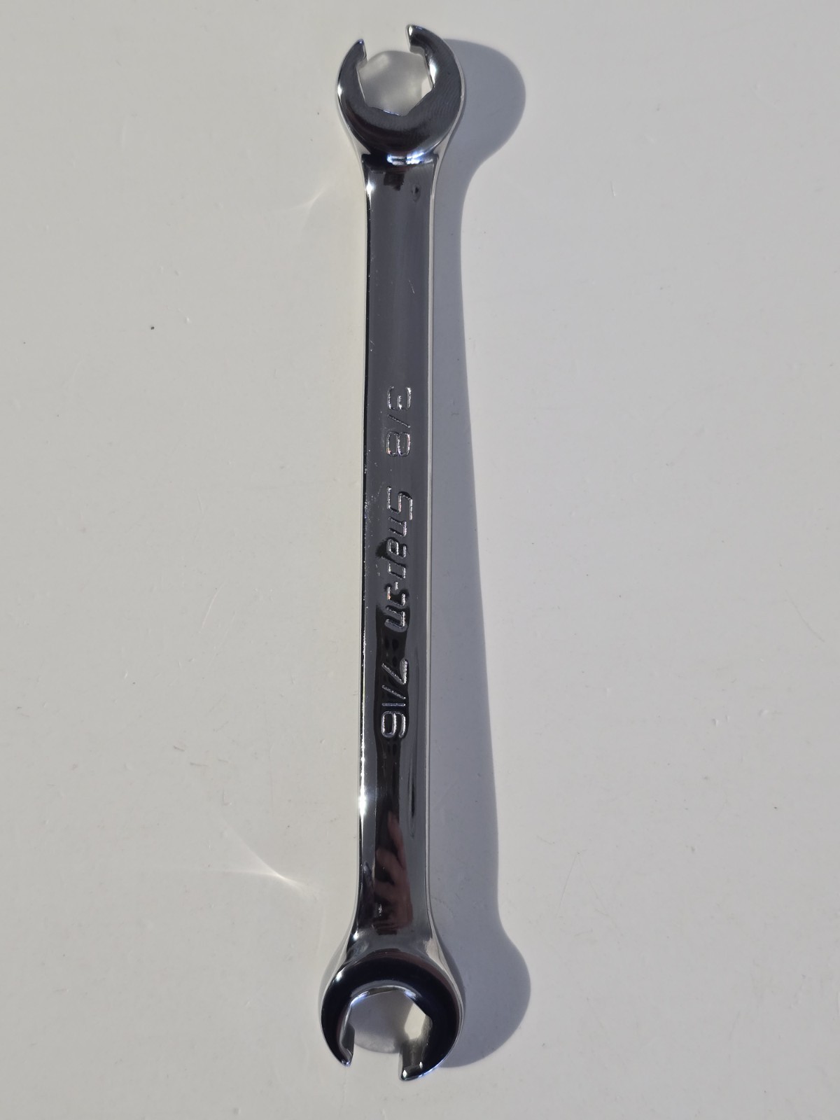NEW Snap-On Tools USA 3/8″ 7/16″ SAE Double Flare Nut 6pt Line Wrench RXFS1214B