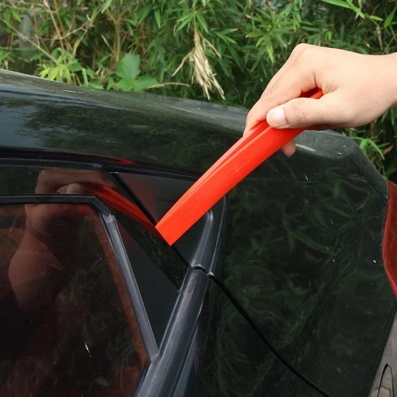 Red Auto Car Door Window Wedge Panel Paintless Dent Removal PDR Repair Hand Tool