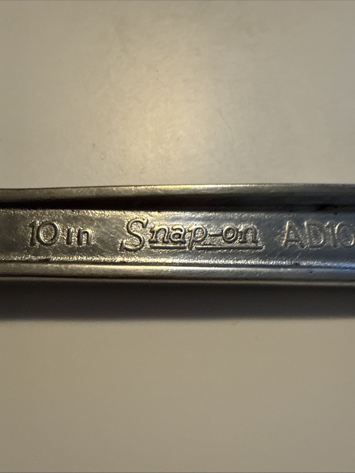 Snap-on AD10 Chrome Adjustable Wrench 250mm 10″. Great Condition USA