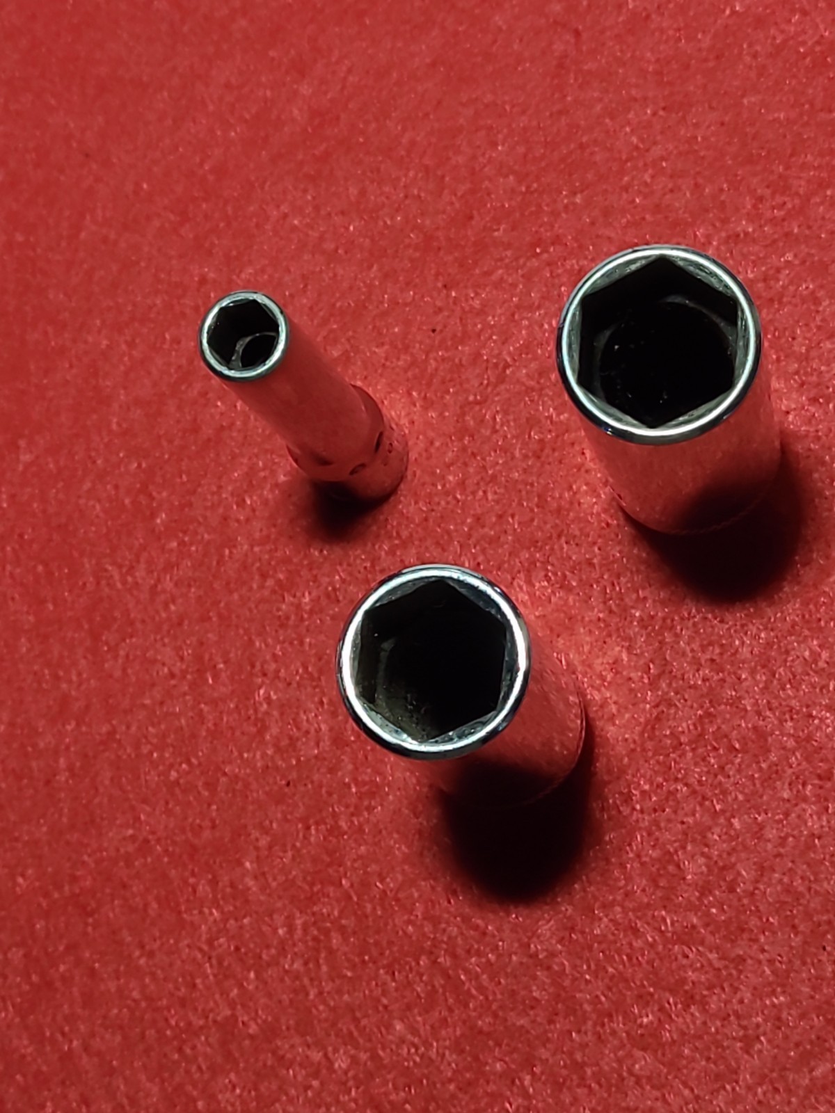 3 pieces Mac Tools 1/4″ Drive Deep Metric Socket Set, MD6 6,13,and 14mm