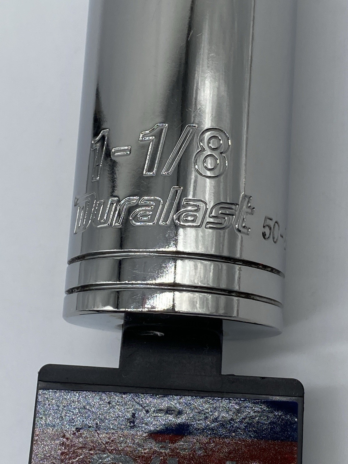 Duralast Chrome 1/2” Drive 1-1/8in Deep, 12pt. Socket, #50-290, NEW!