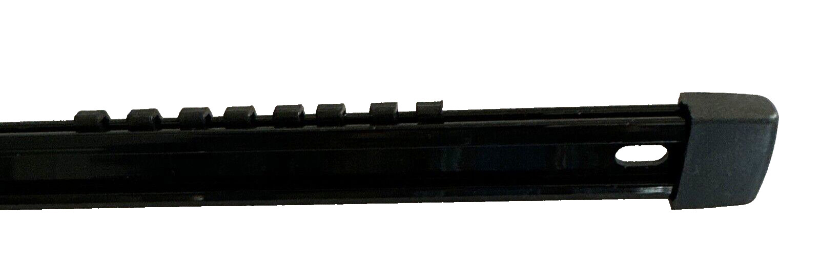 Unbranded Socket Holder Rail 16 1/4″ Clips Black Plastic Mountable