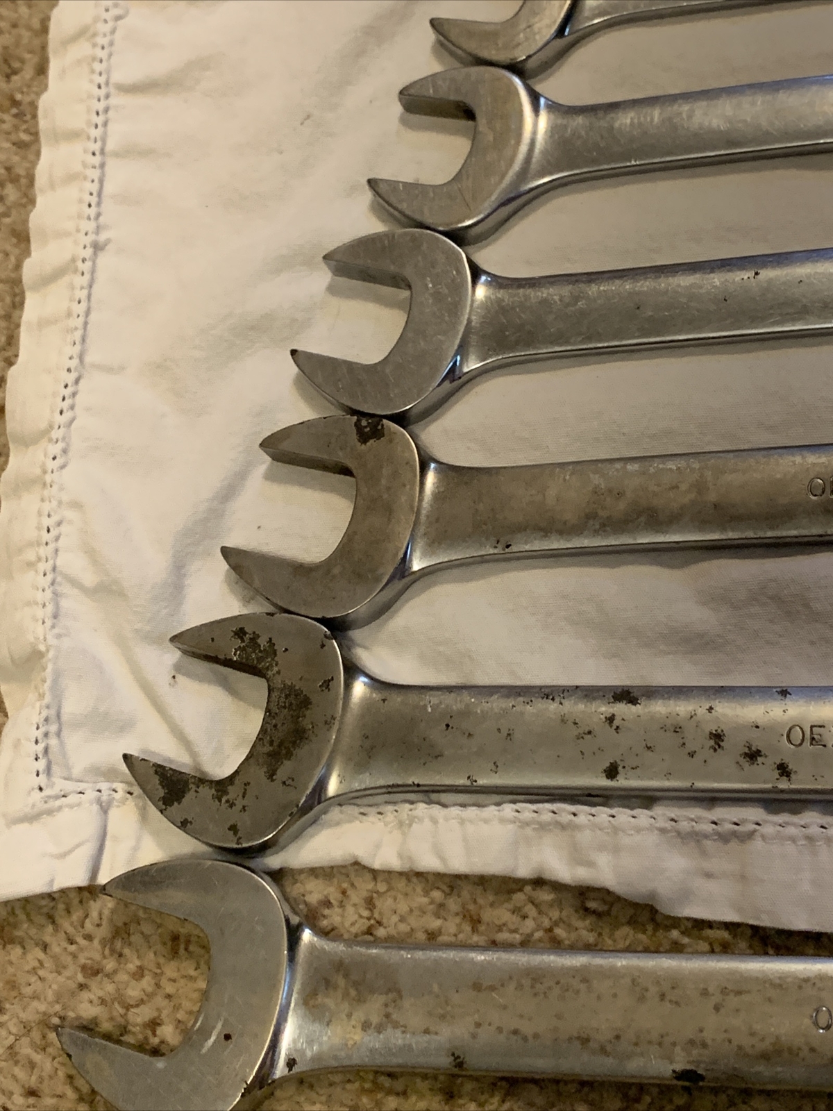 Snap-on Tools 13pc SAE 12pt Combination Wrench Set 3/8″ to 1-1/8″ OEX714KB