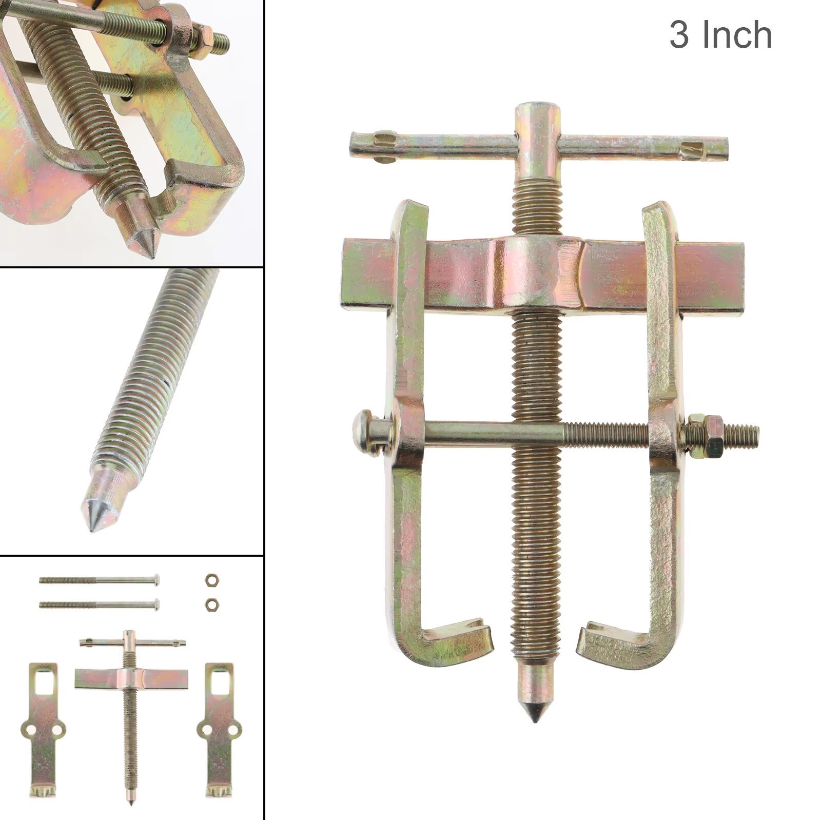 3 Inch Two Jaw Gear Pulley Bearing Puller Remover Tool 3″ Small Leg Mechanics