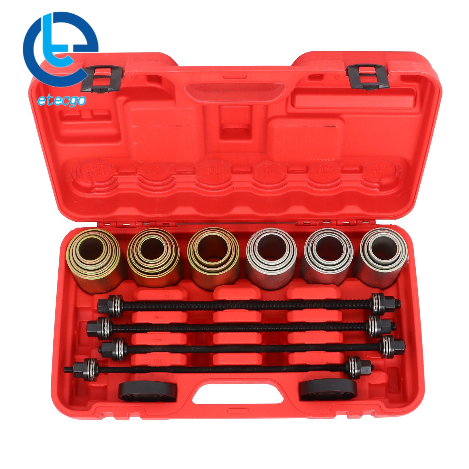 26PCS Universal Press And Pull Sleeve Kit Bush Bearing Removal Insertion Tool