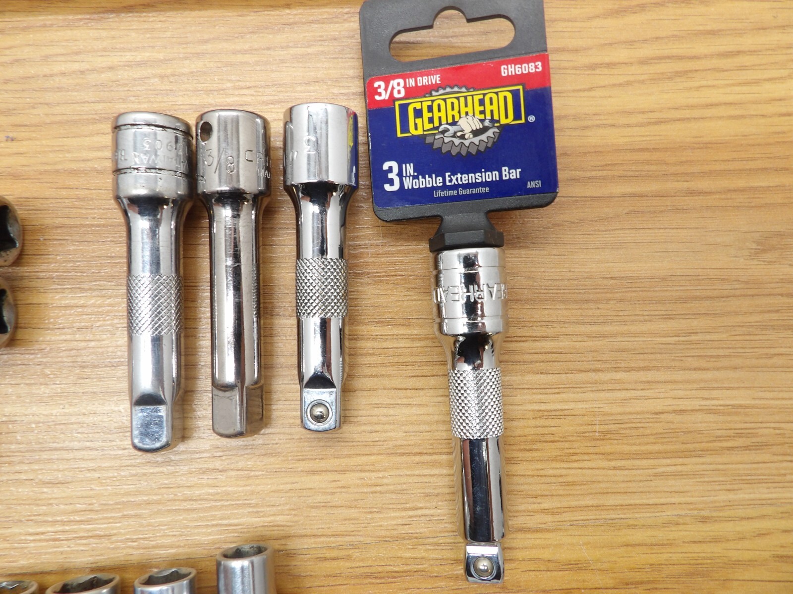 LOT OF METRIC & SAE SOCKETS 6&12 POINT 3/8 INCH DRIVE 88 PIECES- GREAT DEAL!