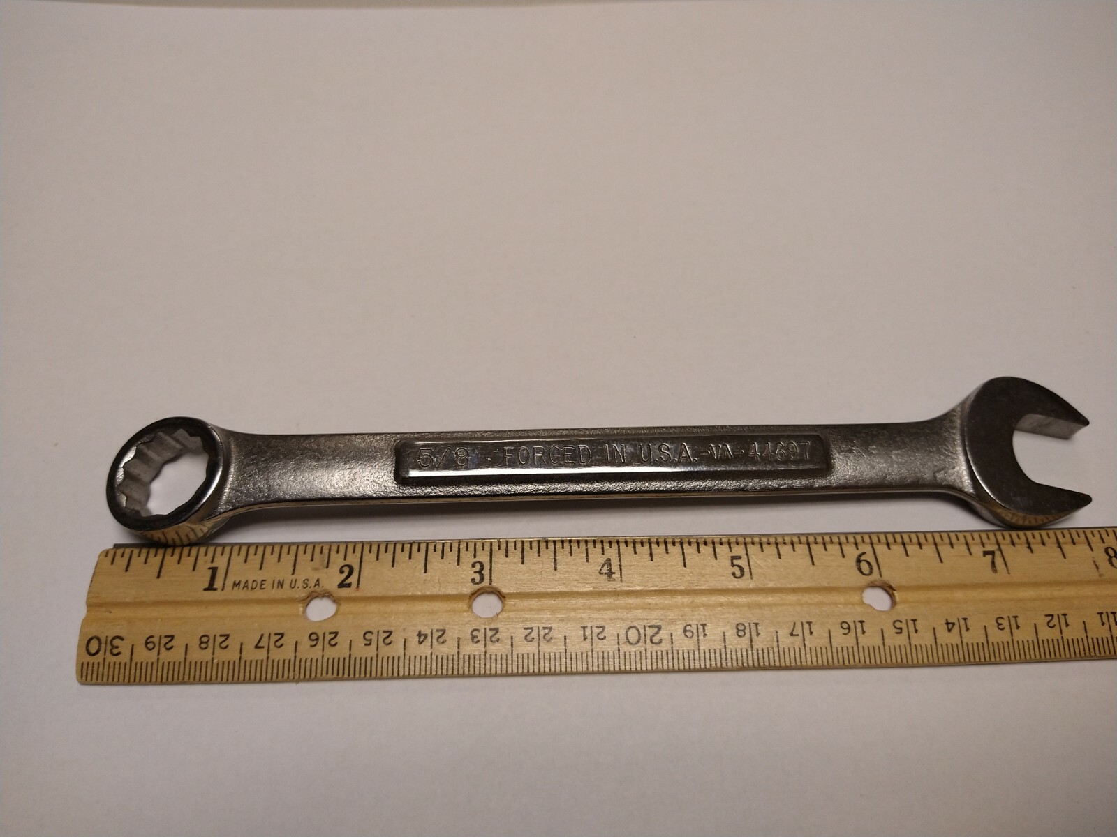 Craftsman 5/8In. Combination Wrench SAE Vintage VA 44697 USA
