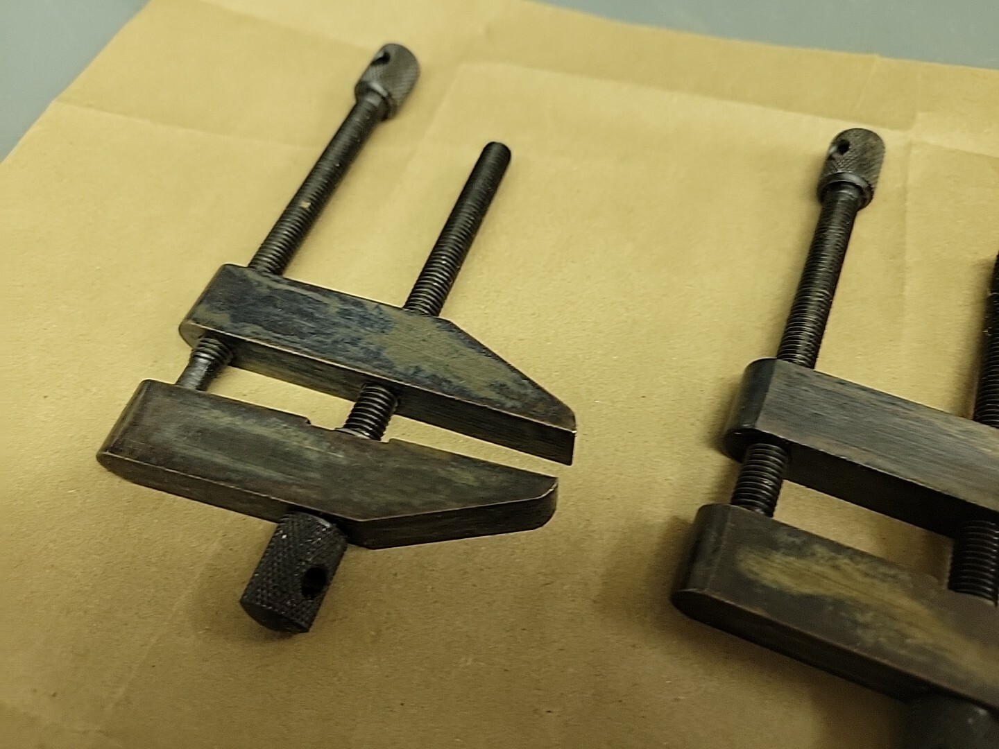 L.S. Starrett Pair 161C Toolmakers Parallel Clamps (2) NOS