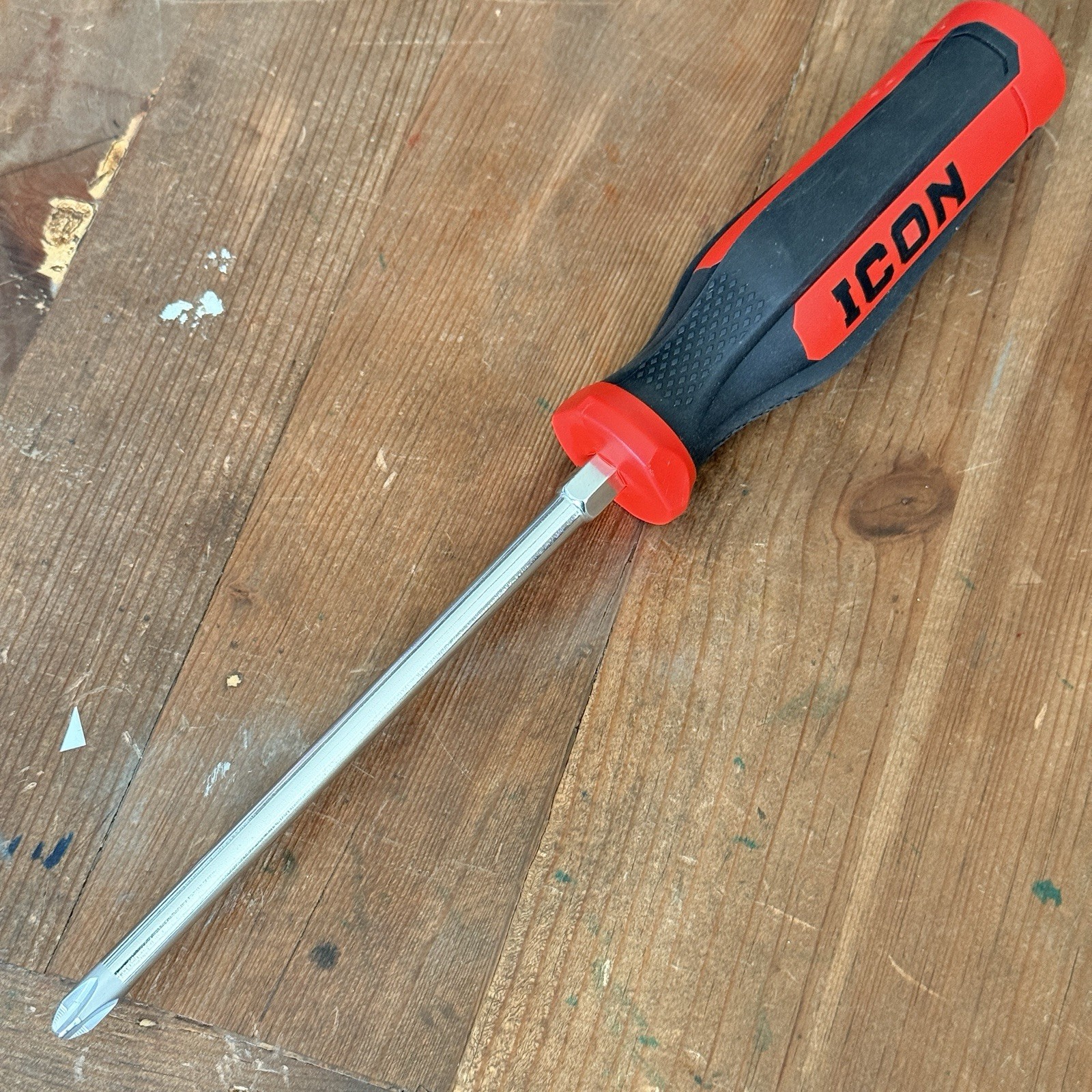 ICON Screwdriver Professional #3 Phillips Head PH3 Magnetic Tip 11-3/8” Long