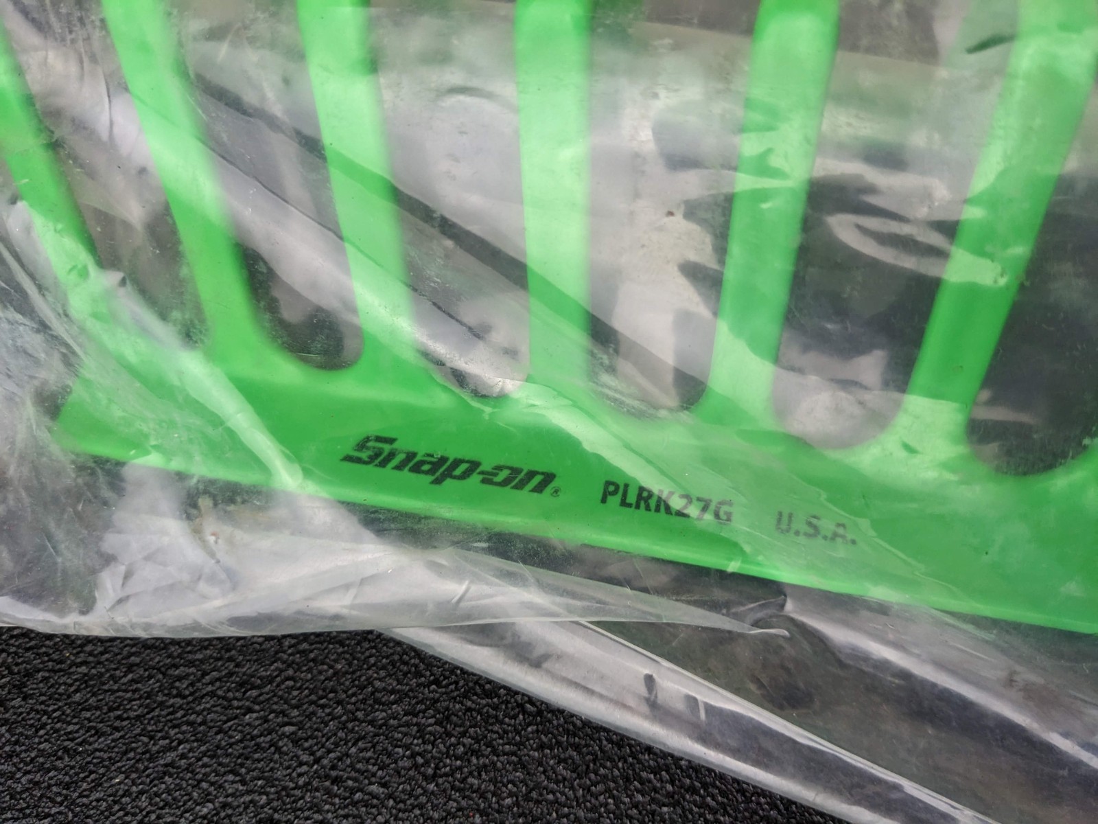 #bp280 Snap-On Tools PLRK27G 27-Inch 23 Slot Pliers Rack GREEN