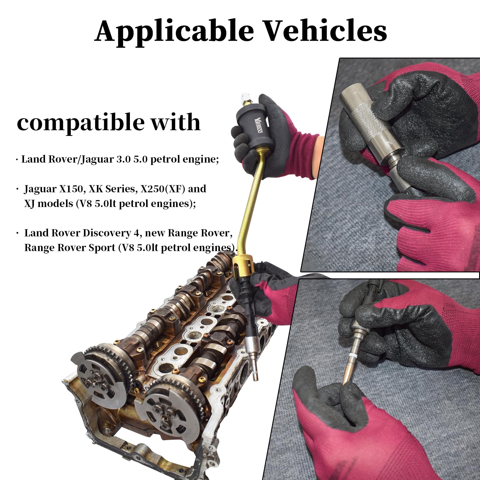 Yuesstloo Fuel Injector Puller Remover and 310-197 310-198 310-199