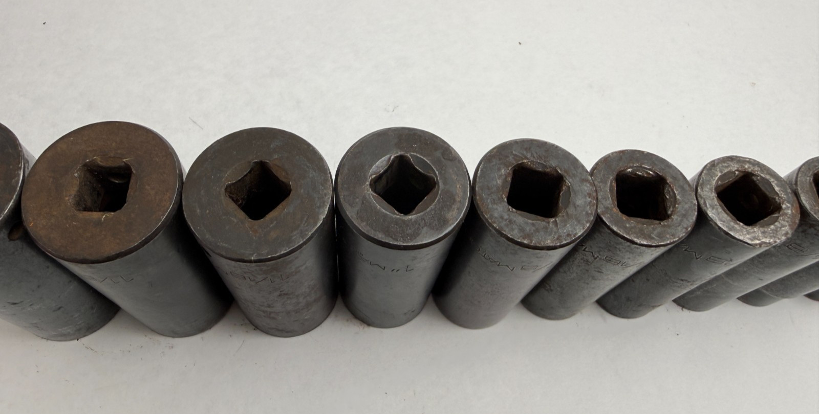 MAC Tools 10pc SAE 1/2” Deep Impact Socket Set 6 Point 1/2″ – 11/4″