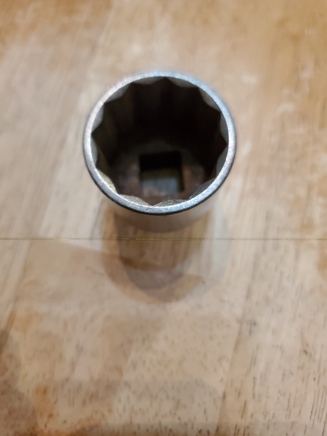 Mac Tools Sabina Vintage 1/2″ Drive 27MM 12PT Shallow Chrome Socket USA VM27-2