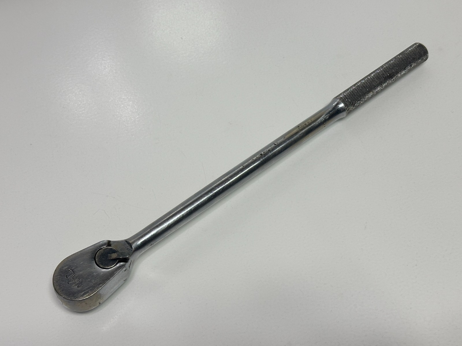 🇺🇸 MAC Tools USA VR15 1/2″ Drive 15″ Long Chrome Knurled Grip Handle Ratchet