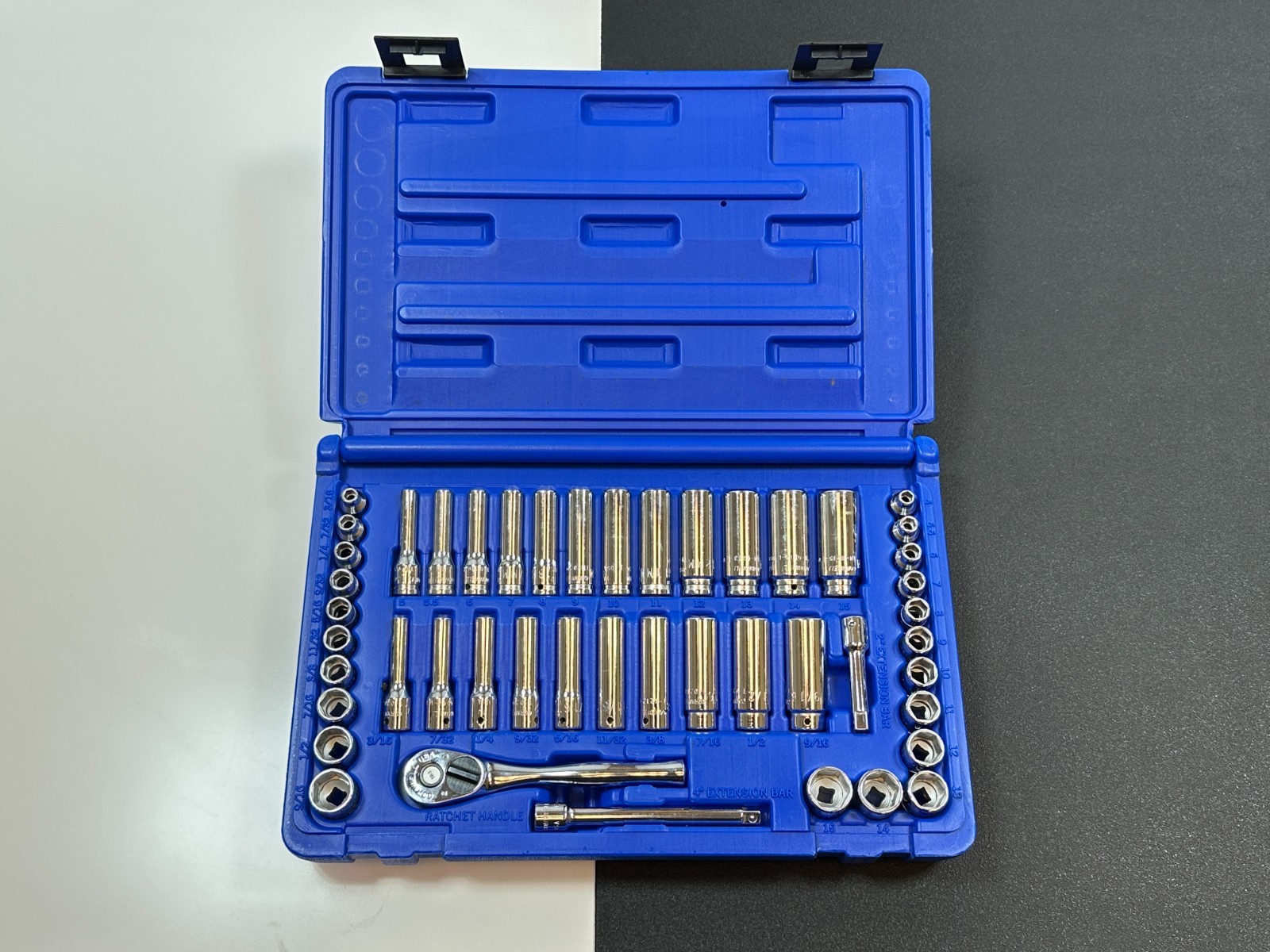 🇺🇸 Cornwell USA TS047SSFT 47pc 1/4” Drive Super Set, 6PT w/ Fine Tooth Ratchet